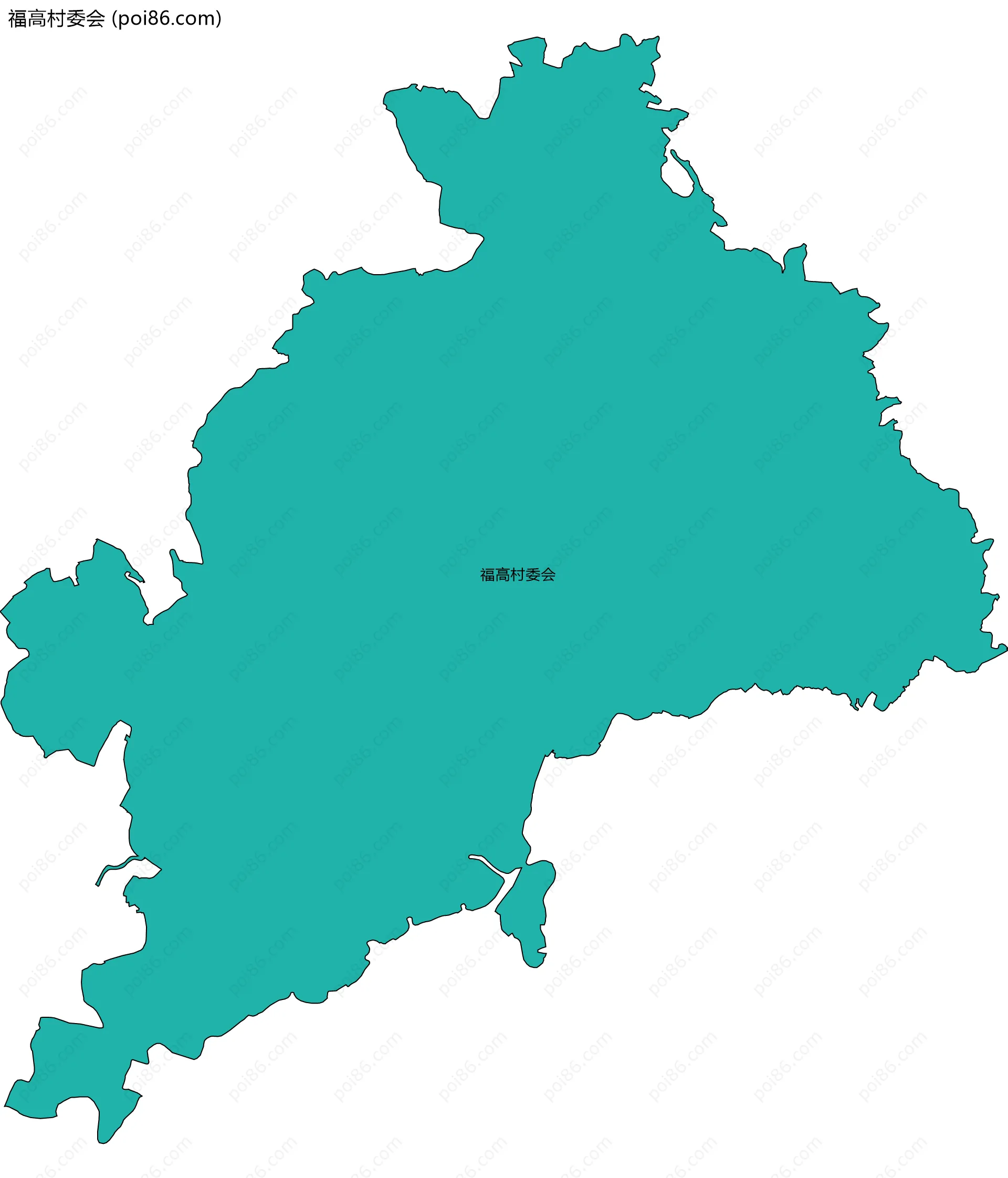 福高村委会边界地图