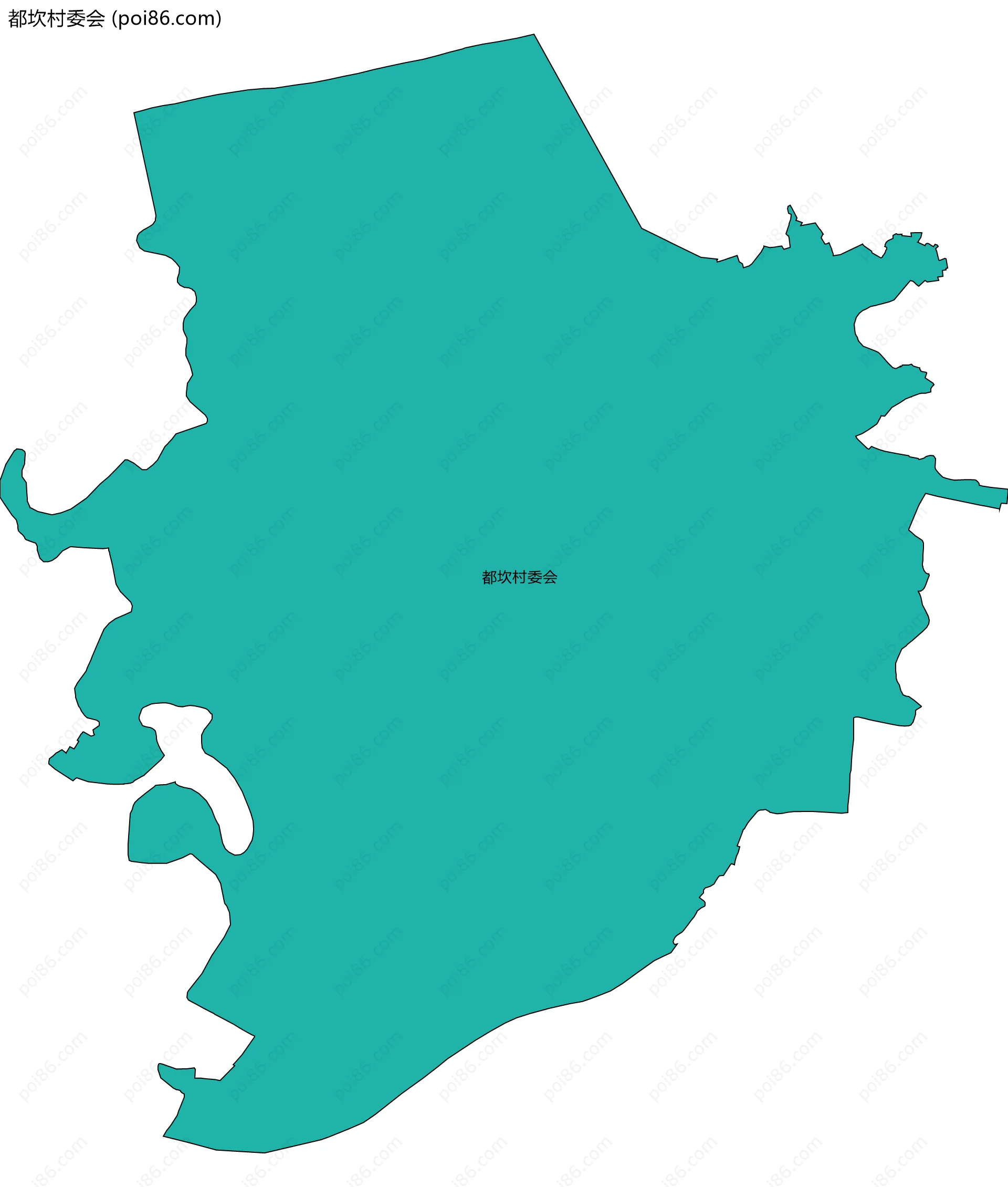 都坎村委会边界地图