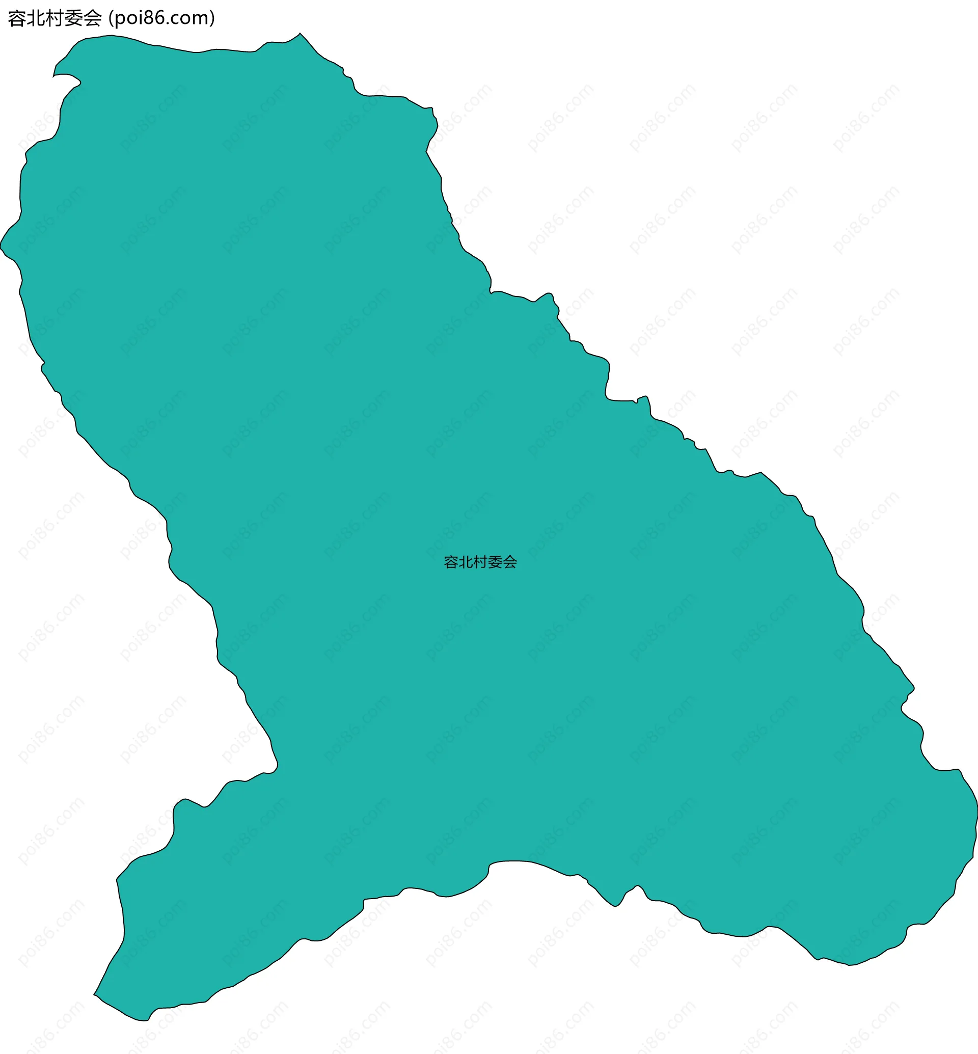 容北村委会边界地图