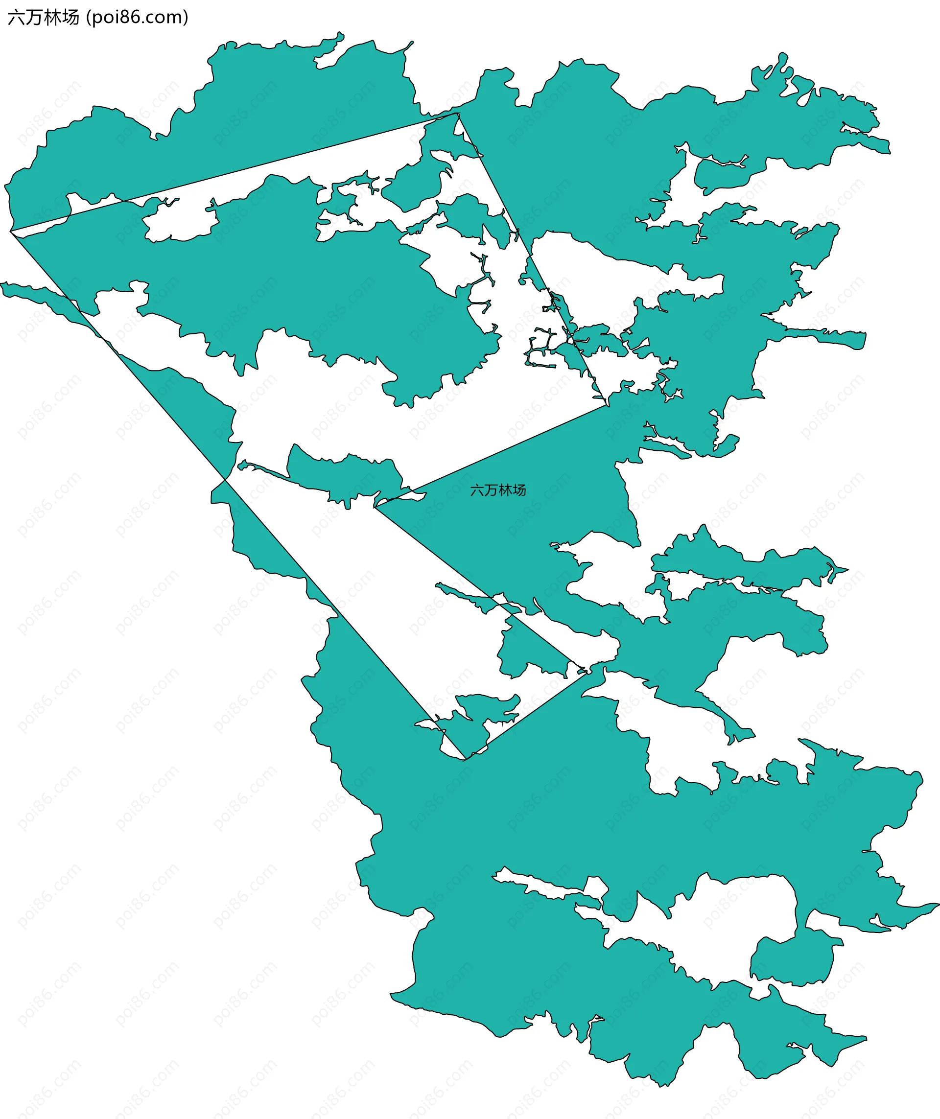 六万林场边界地图