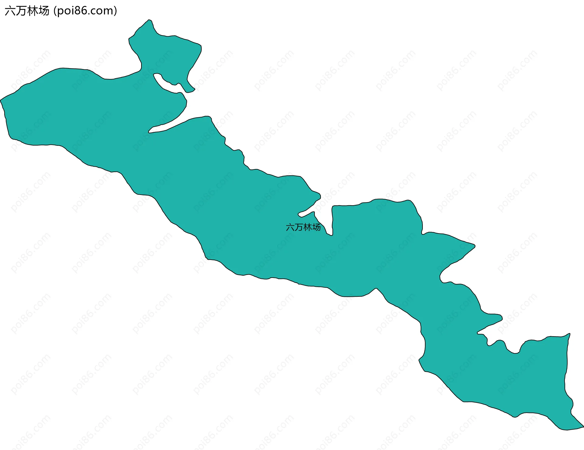 六万林场边界地图