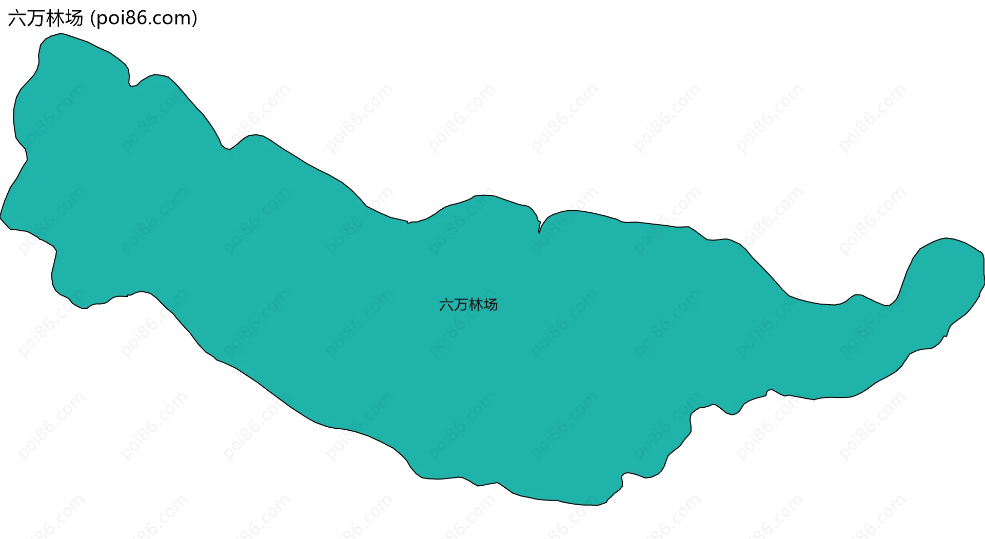 六万林场边界地图