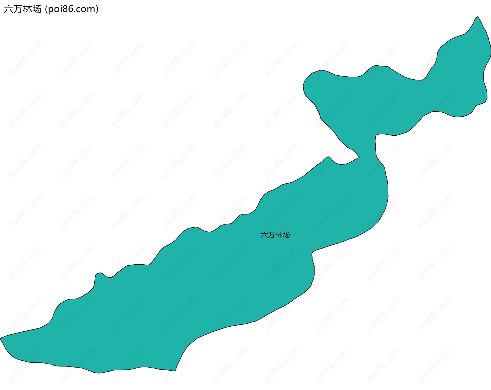 六万林场边界地图
