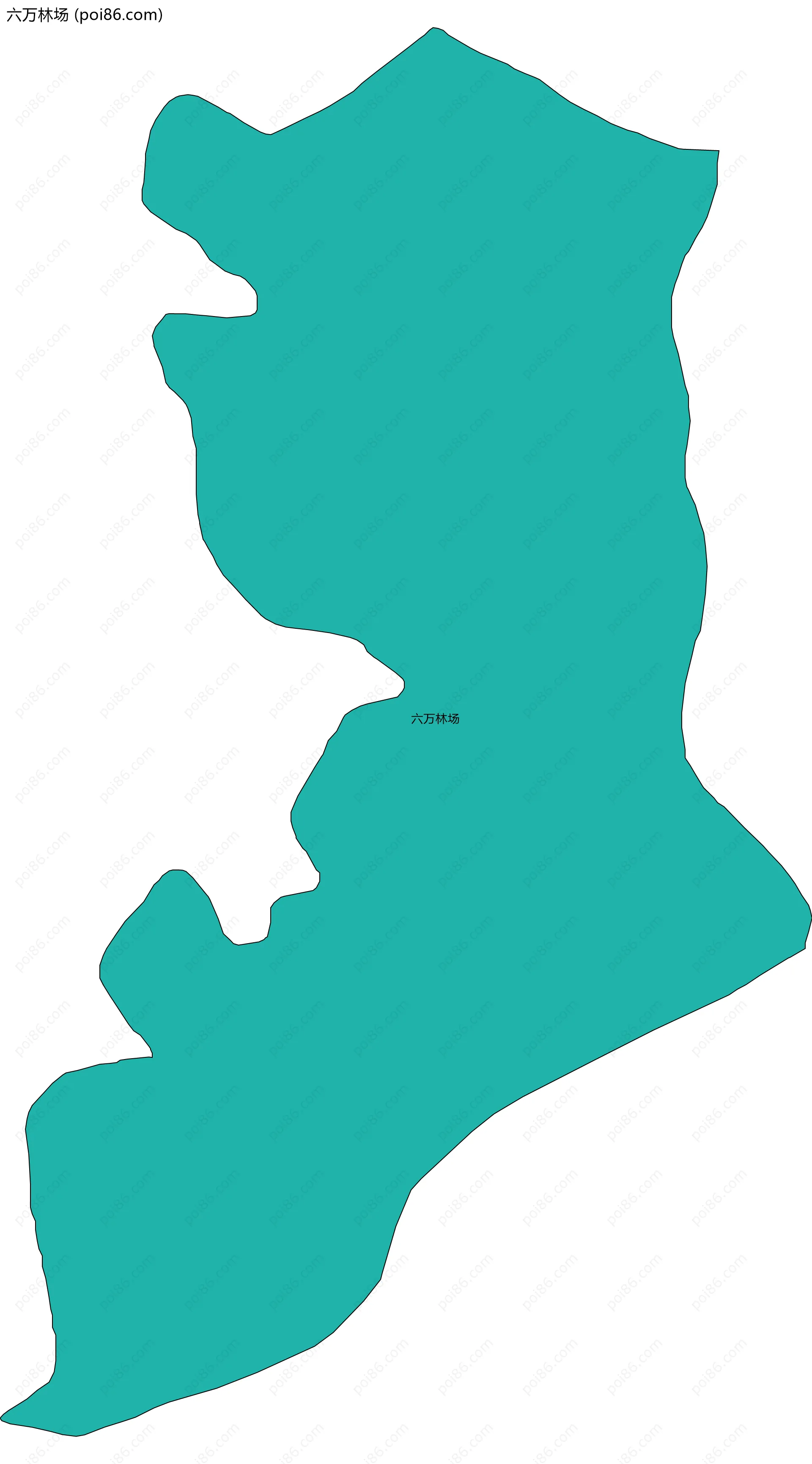 六万林场边界地图