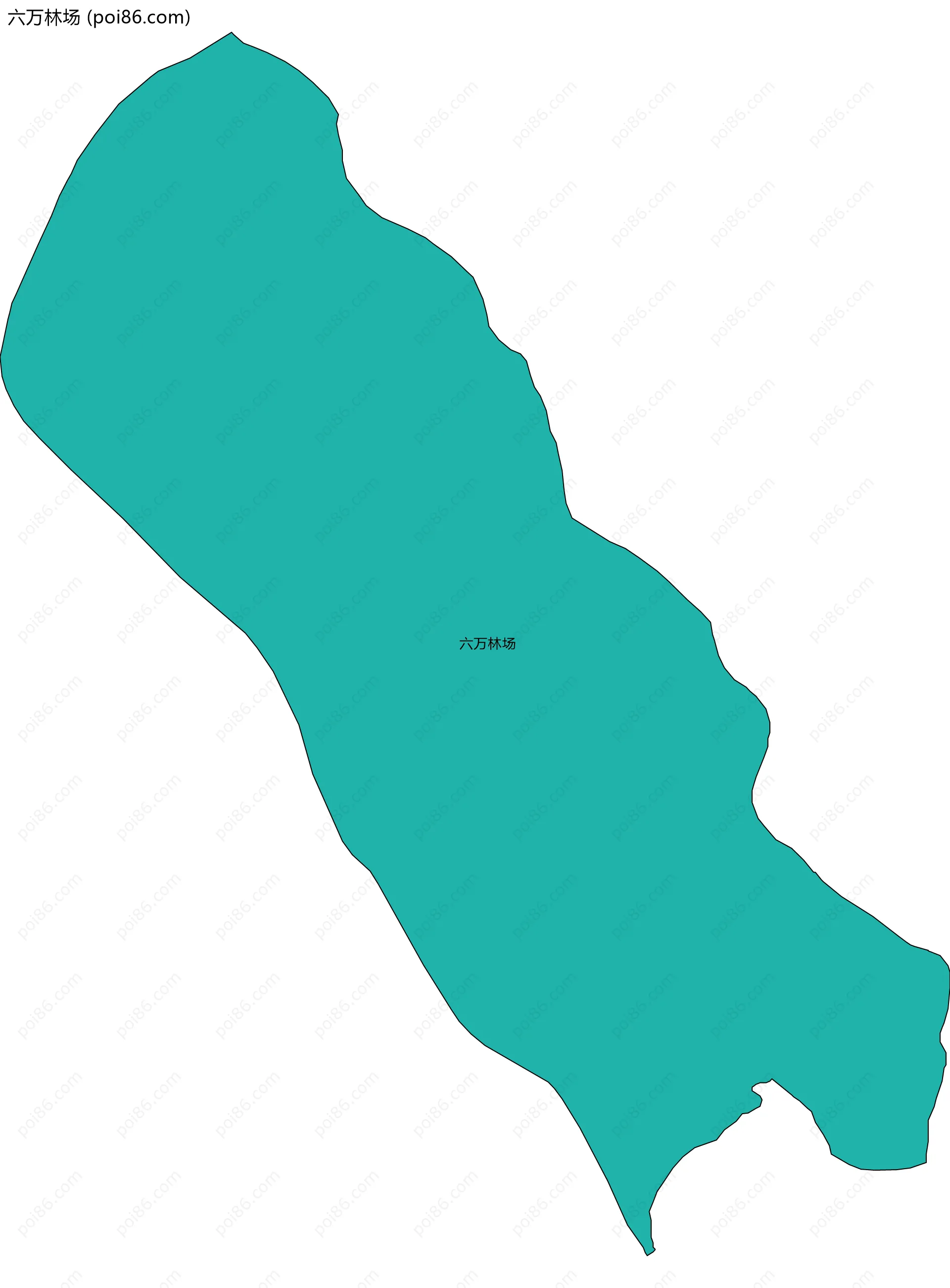 六万林场边界地图