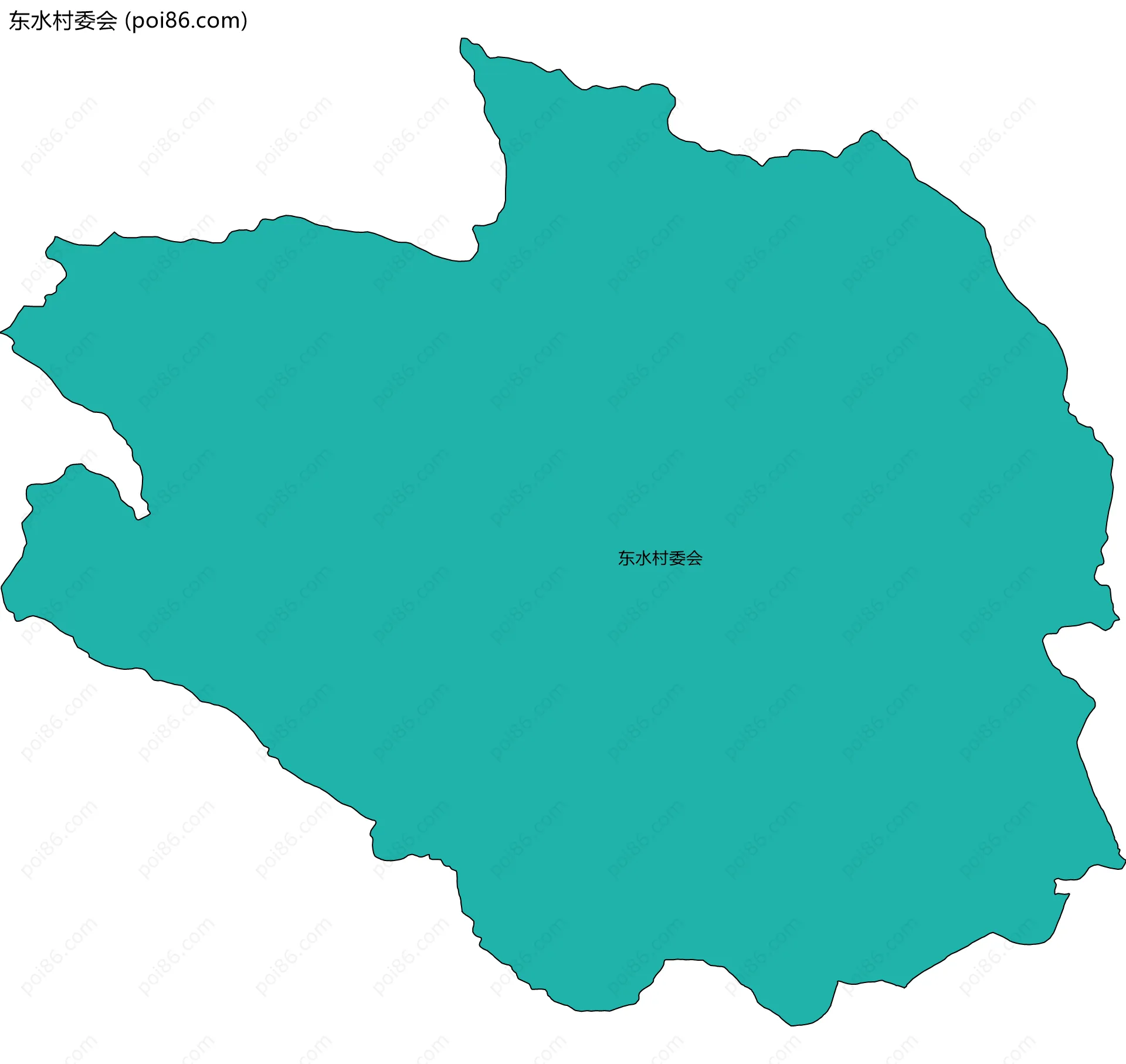 东水村委会边界地图