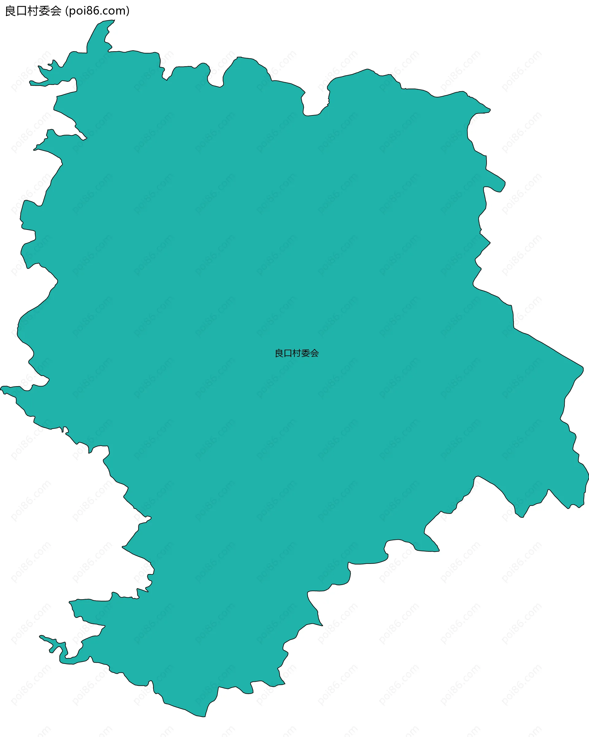 良口村委会边界地图