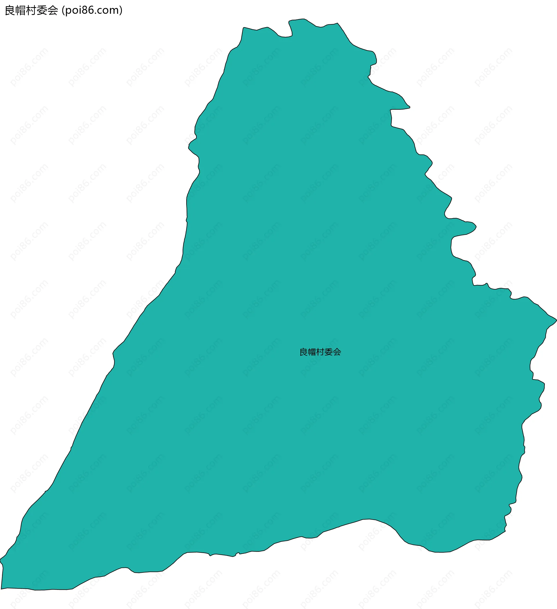 良帽村委会边界地图