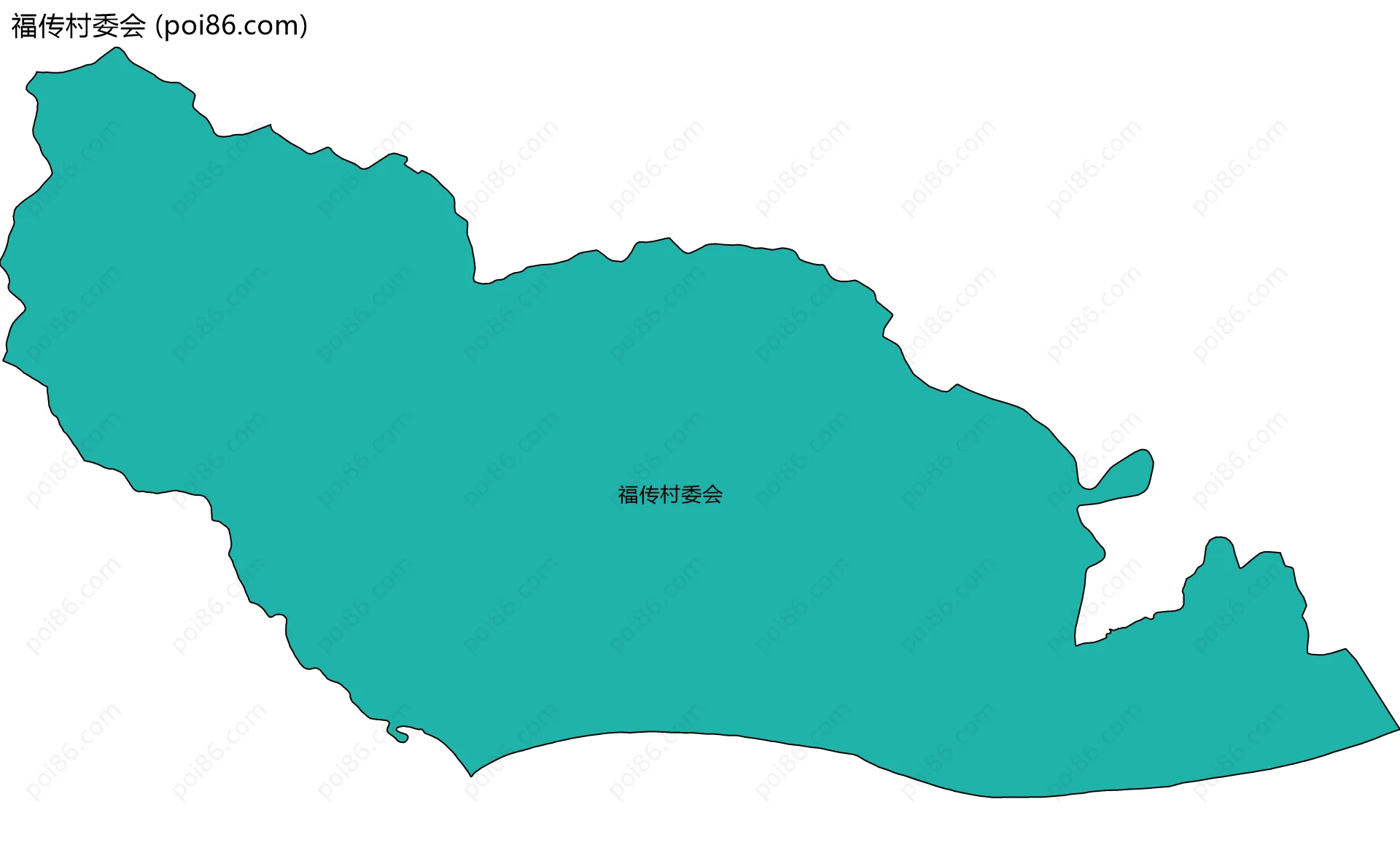 福传村委会边界地图