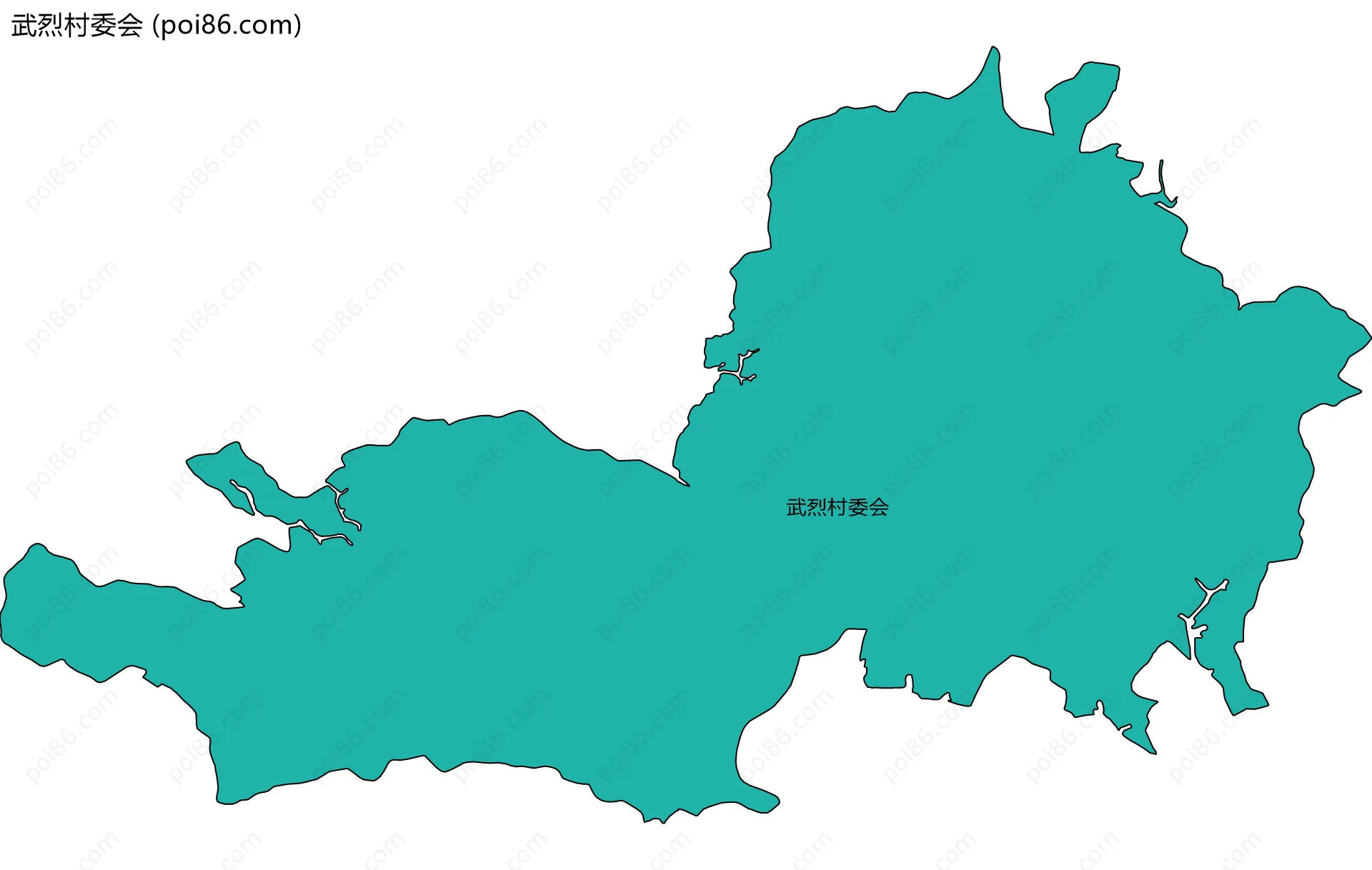 武烈村委会边界地图