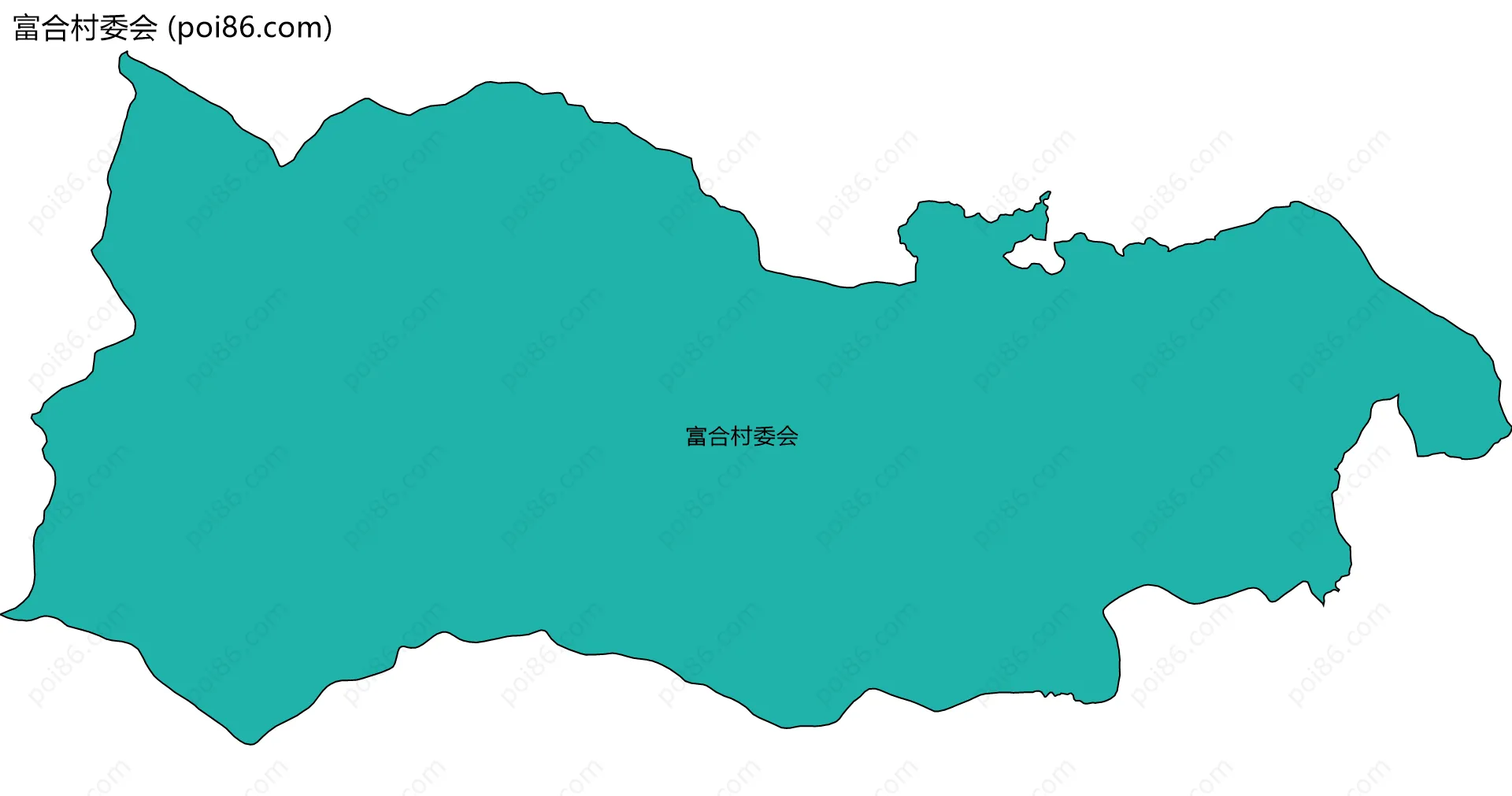 富合村委会边界地图