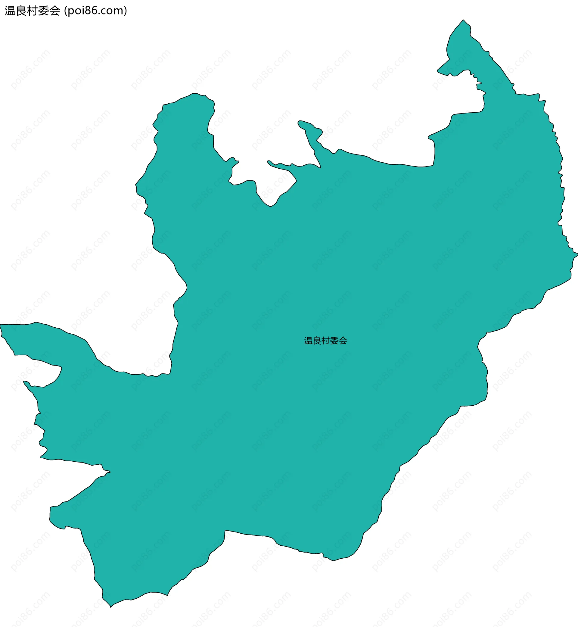 温良村委会边界地图