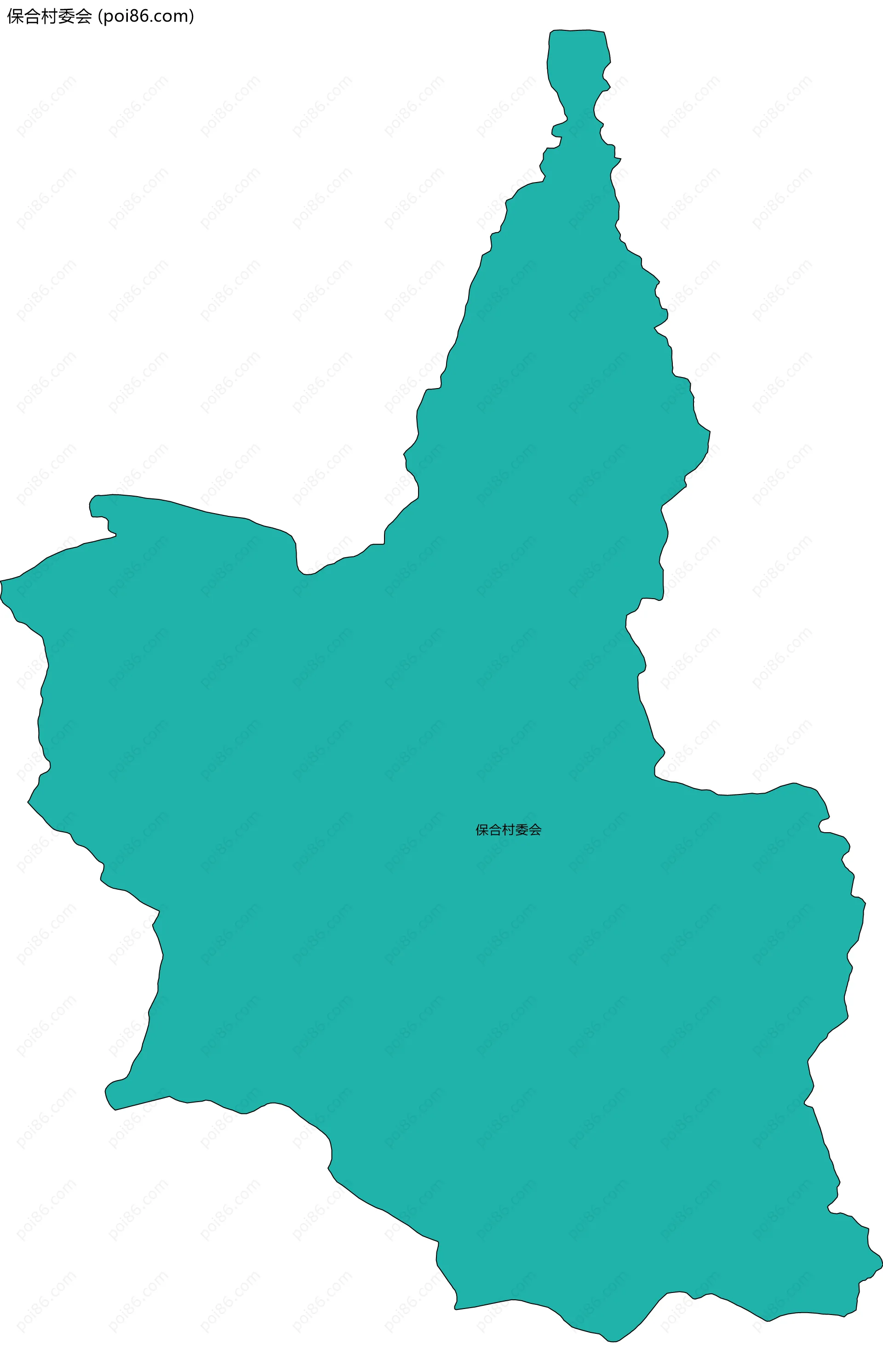 保合村委会边界地图