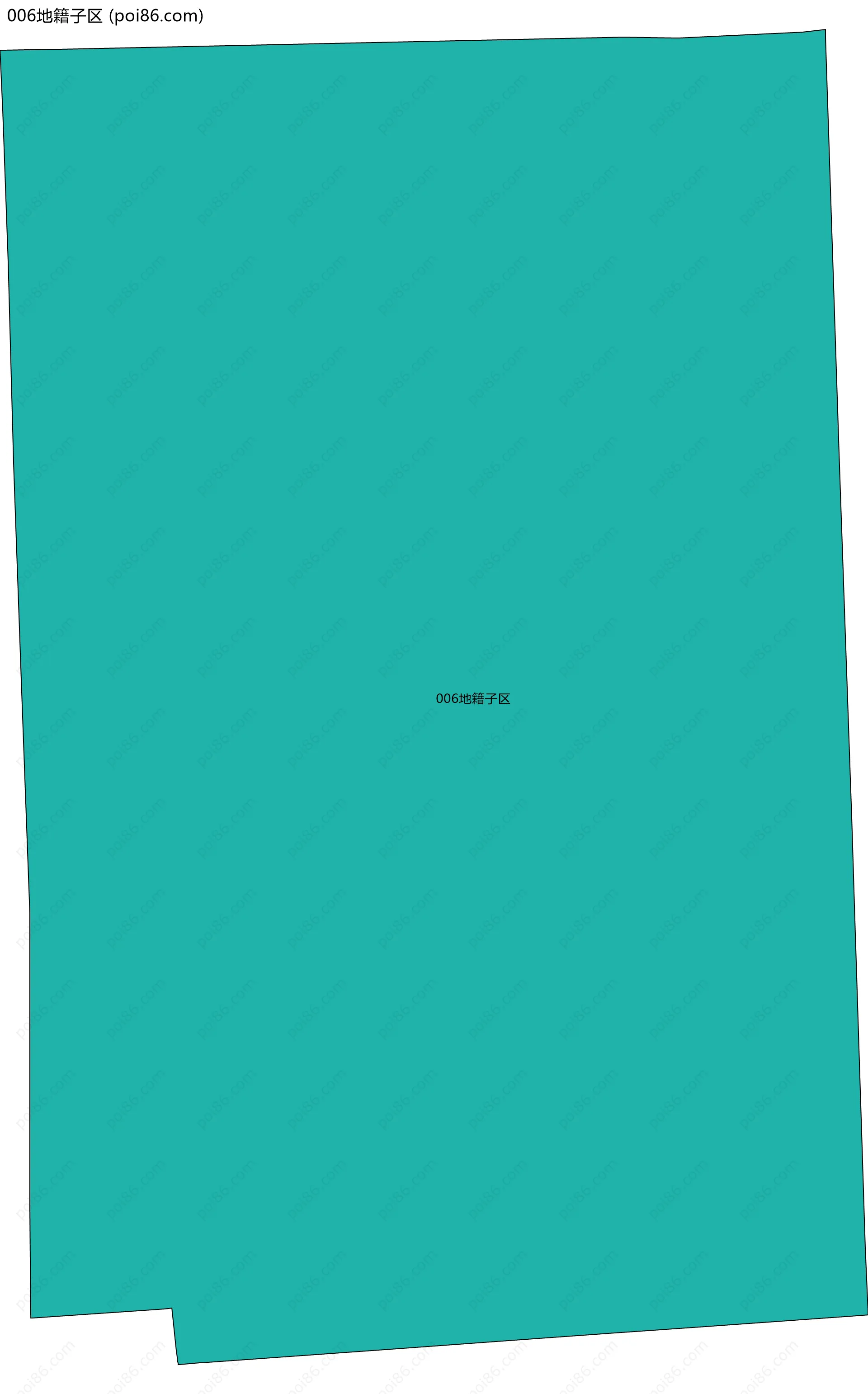 006地籍子区边界地图