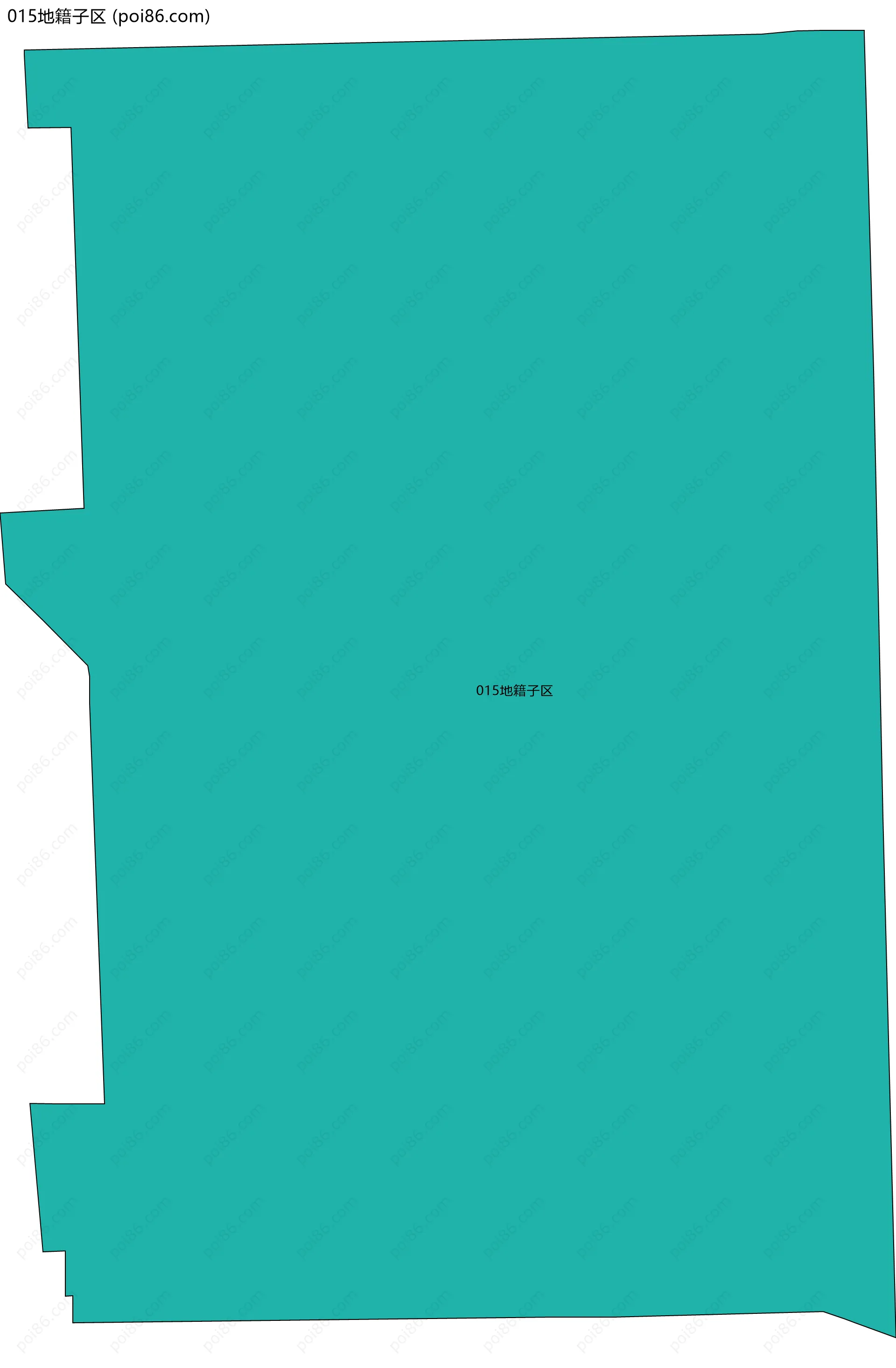 015地籍子区边界地图