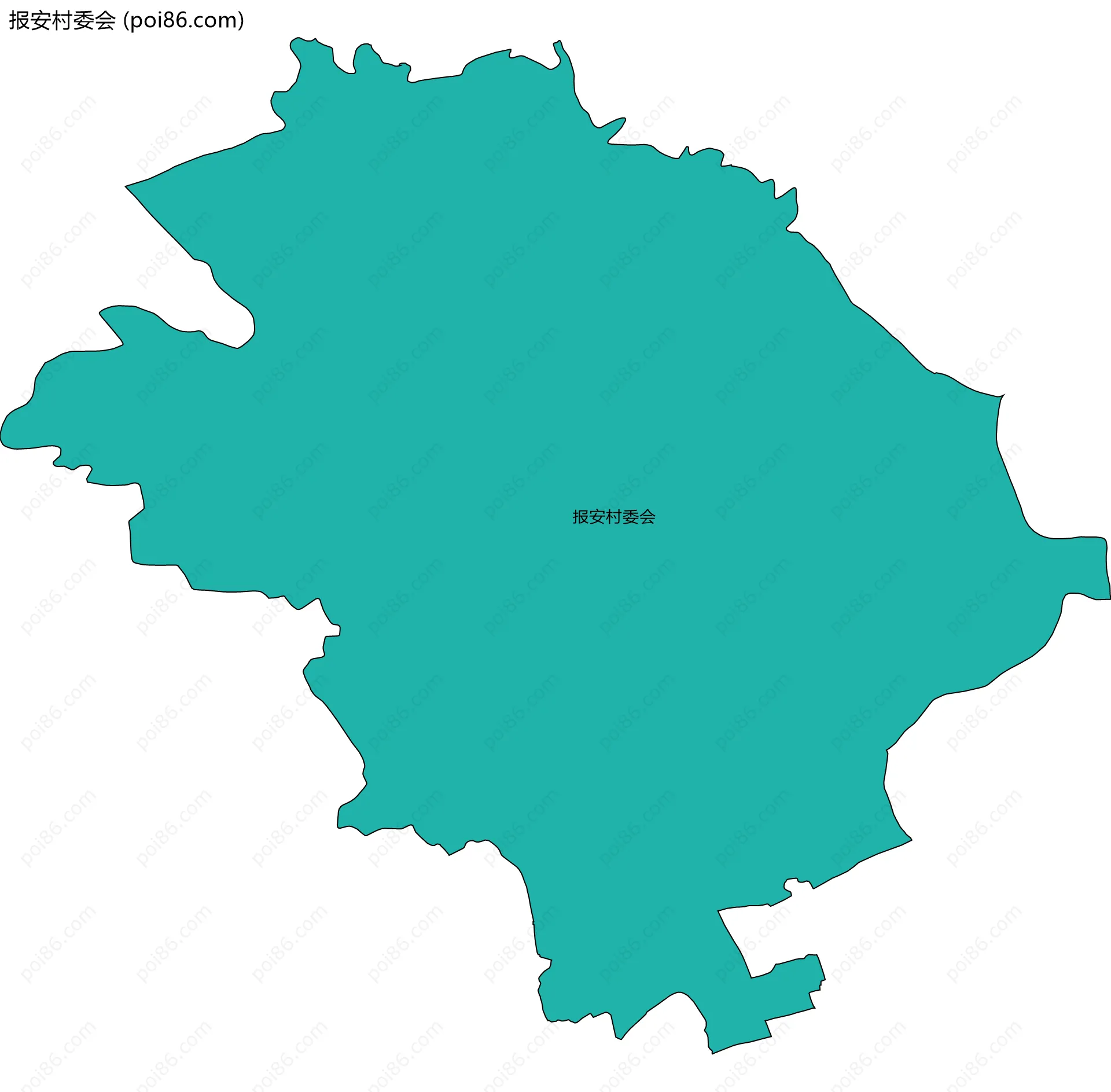 报安村委会边界地图