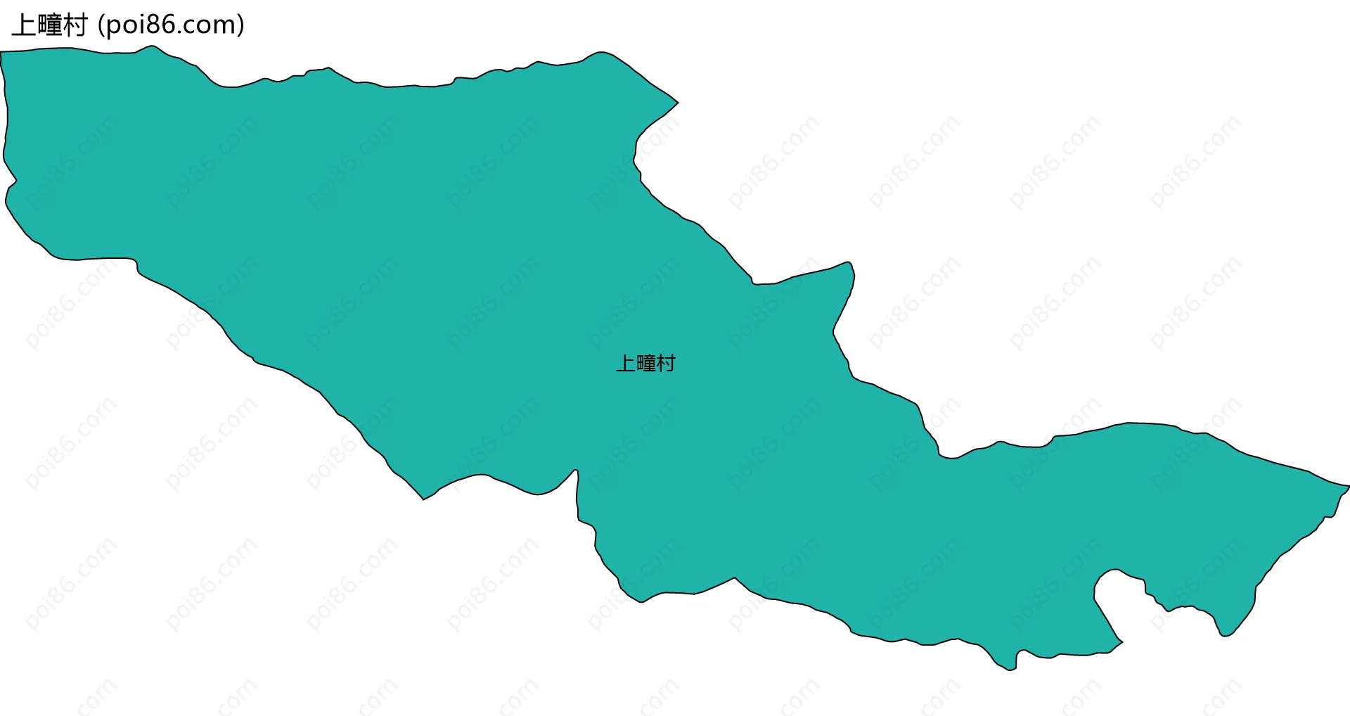 上疃村边界地图