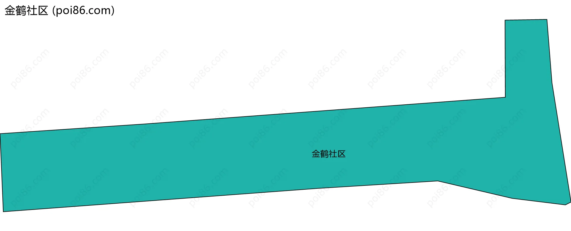 金鹤社区边界地图