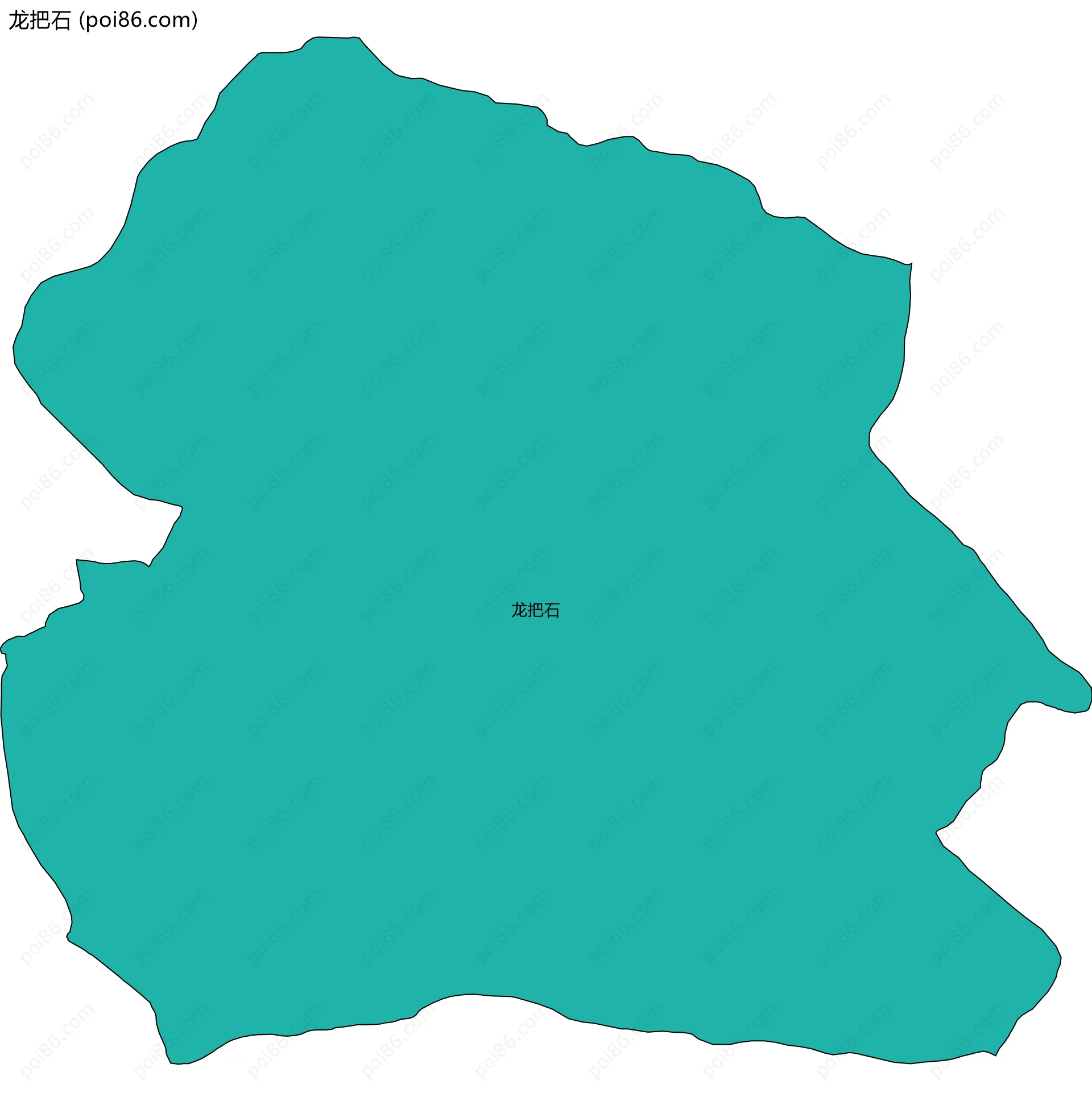 龙把石边界地图