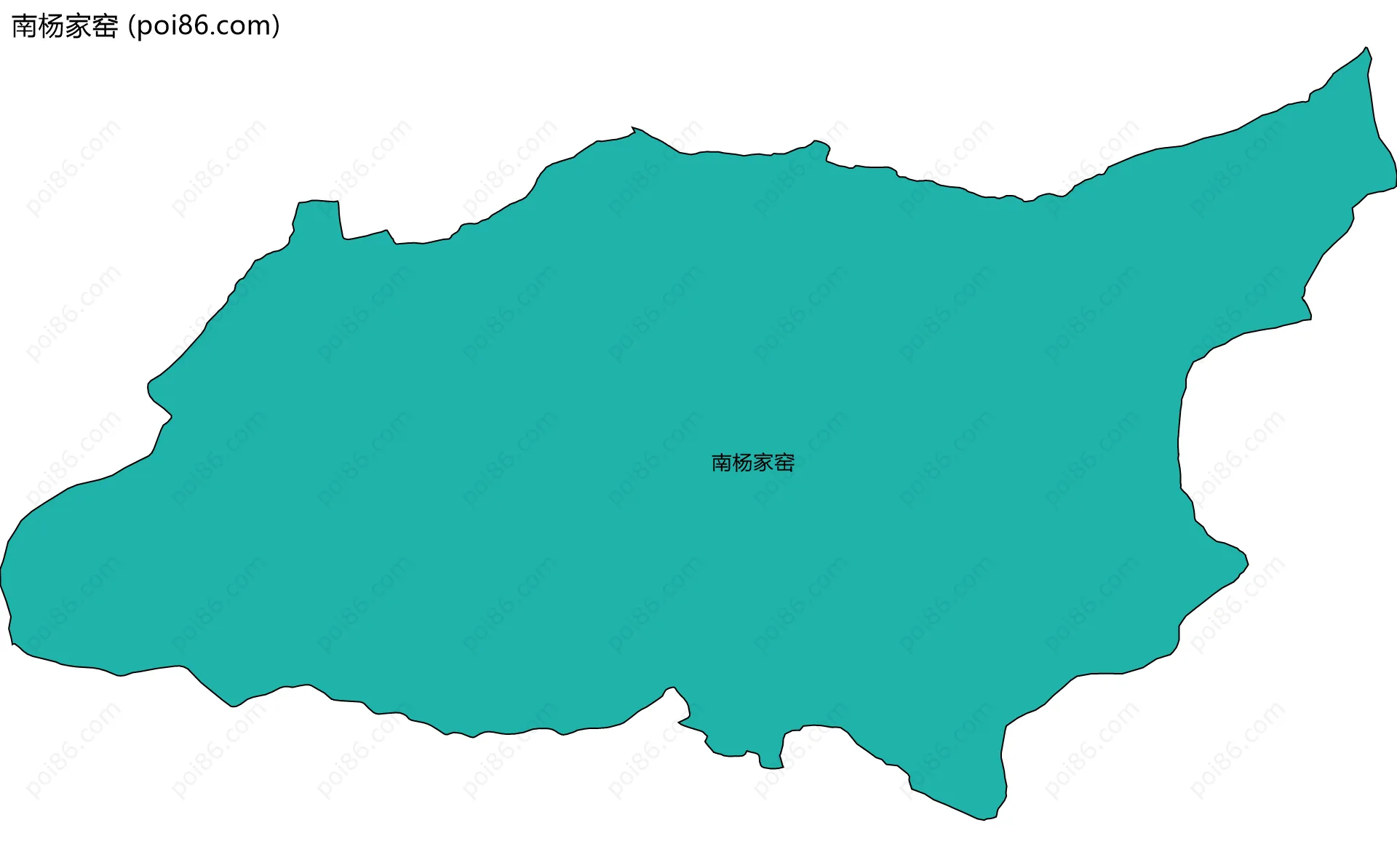 南杨家窑边界地图