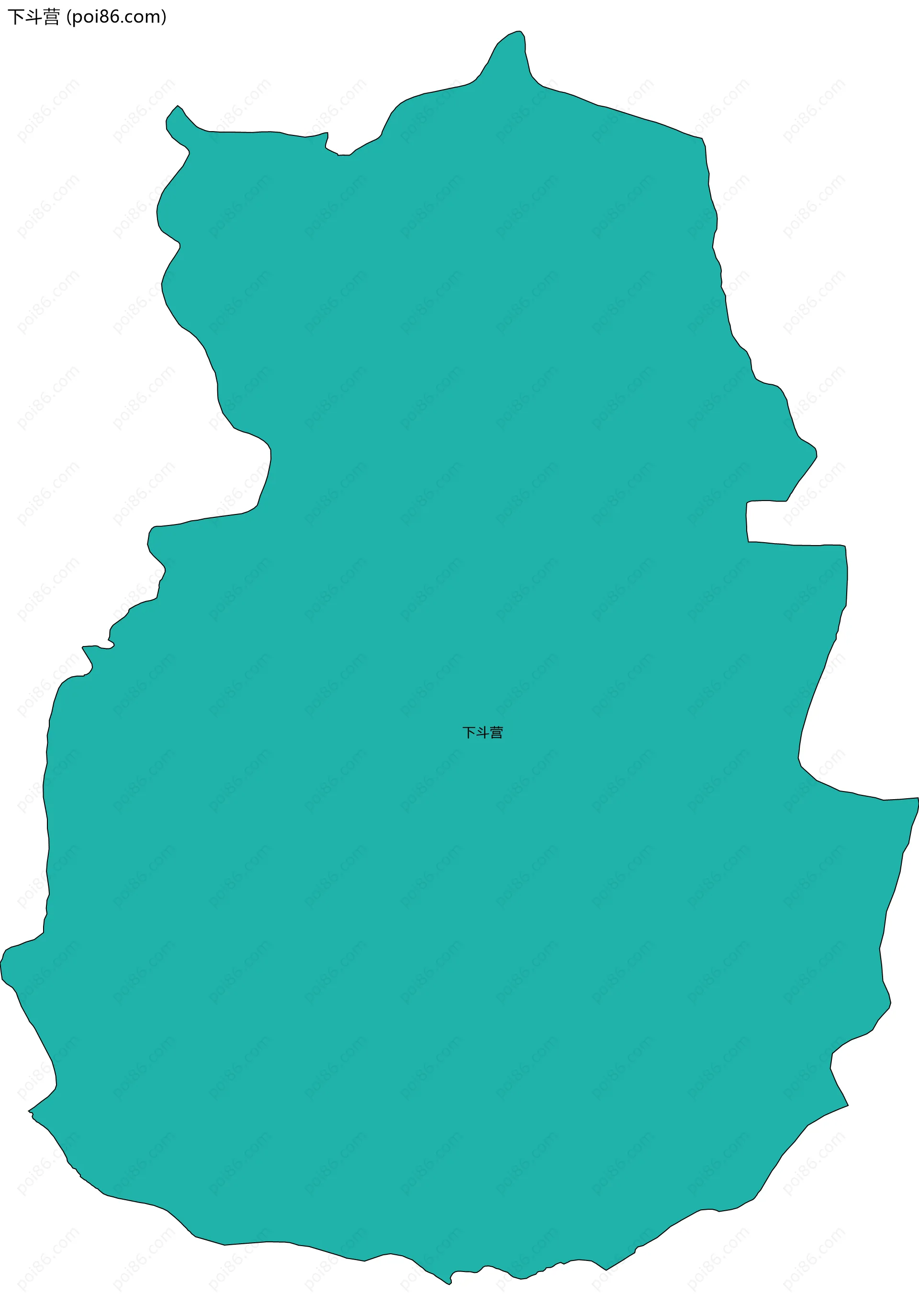 下斗营边界地图
