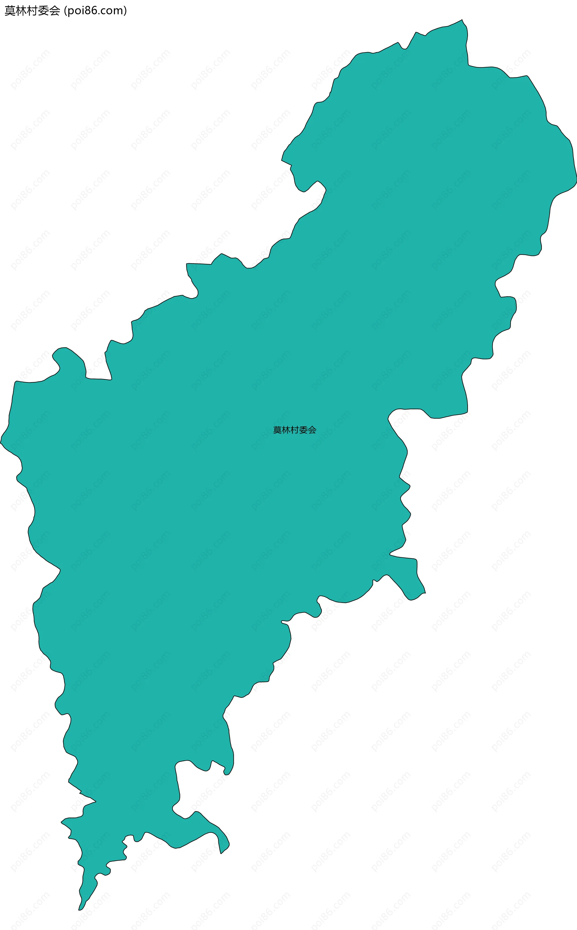 莫林村委会边界地图