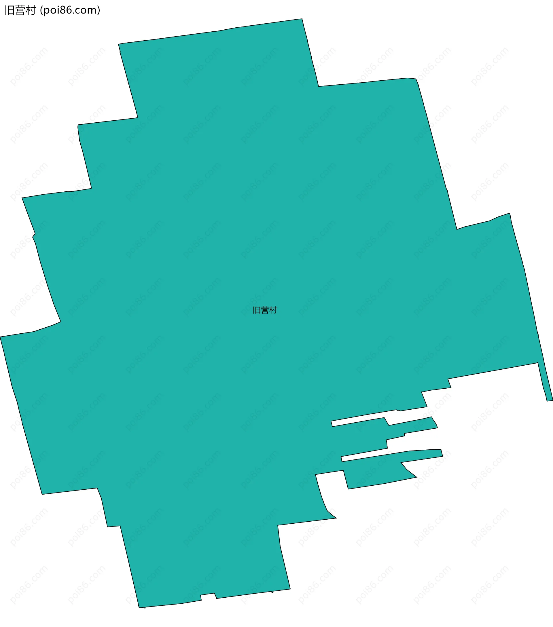 旧营村边界地图