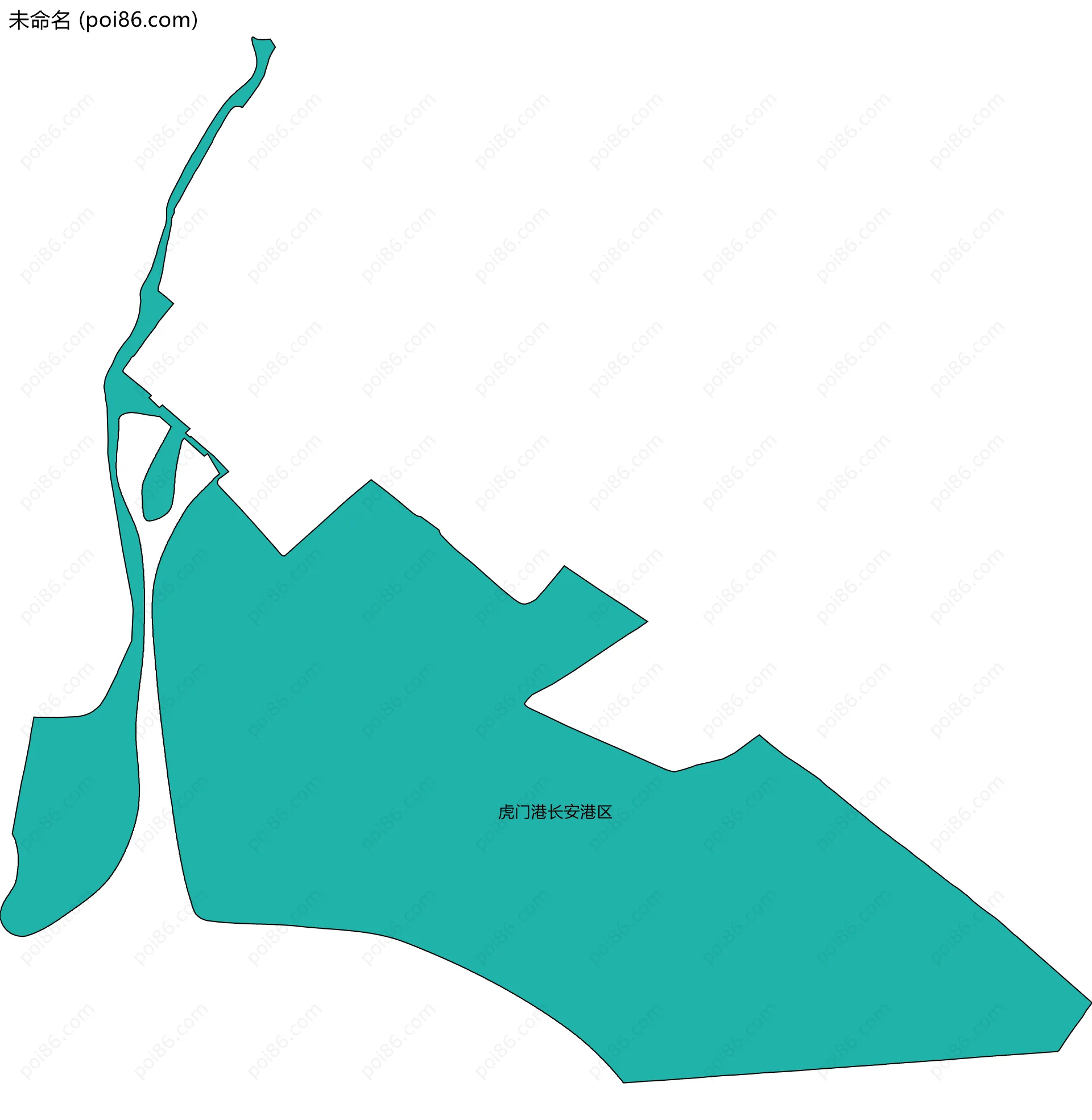 未命名边界地图(五级行政区划)