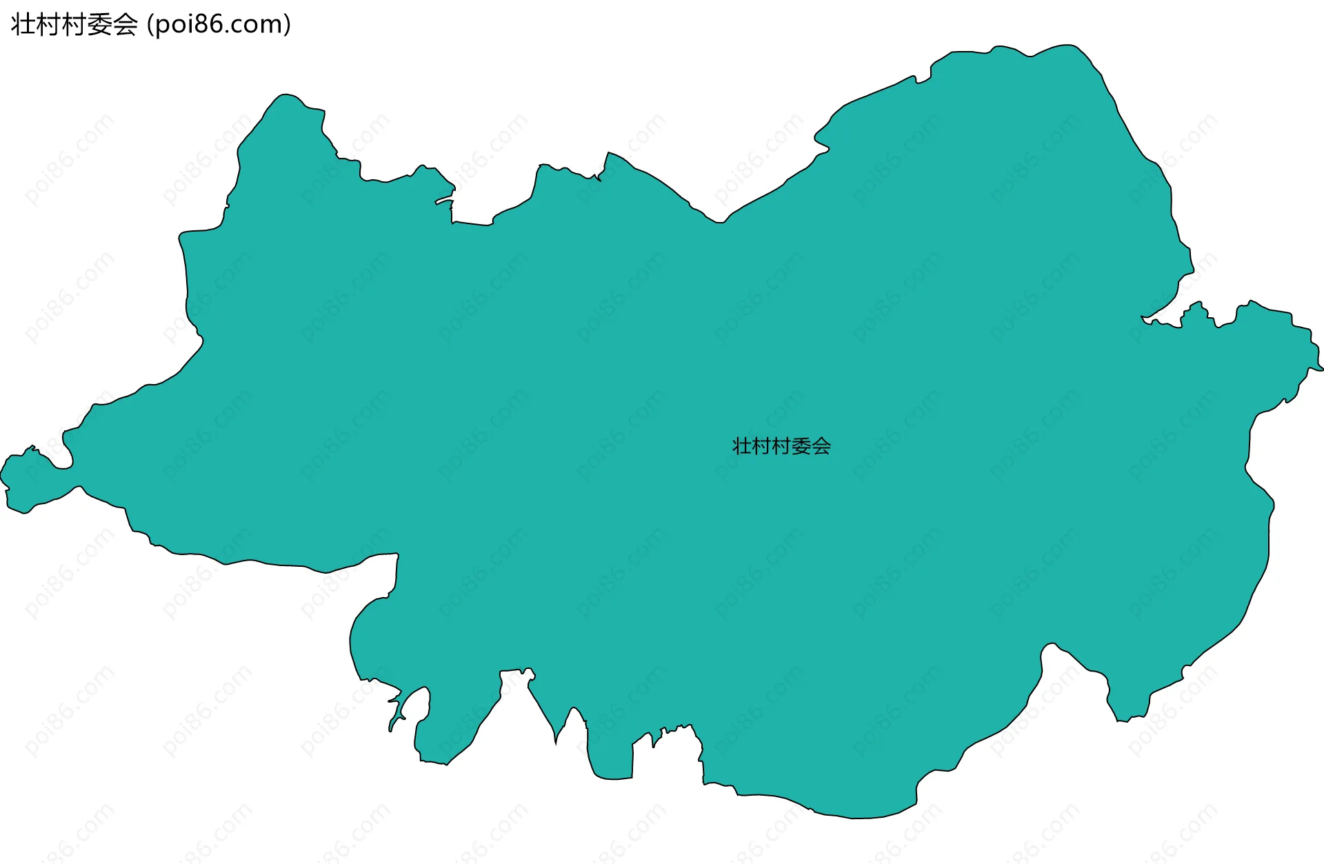 壮村村委会边界地图