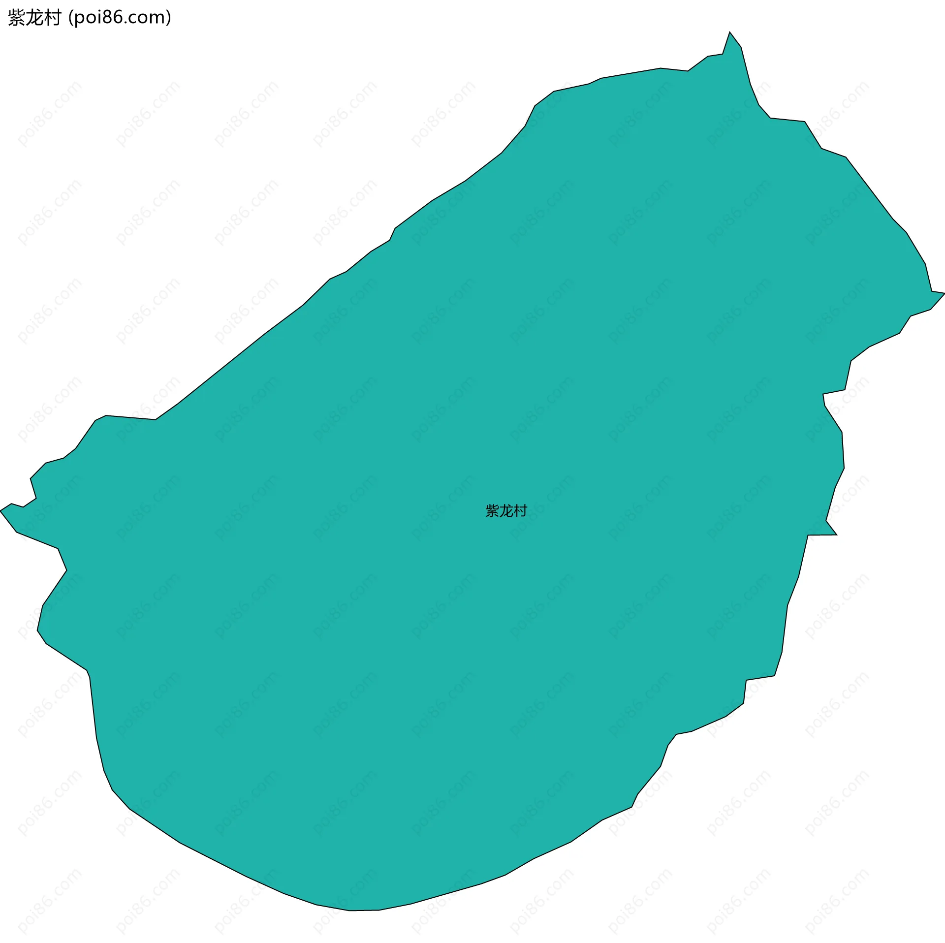 紫龙村边界地图