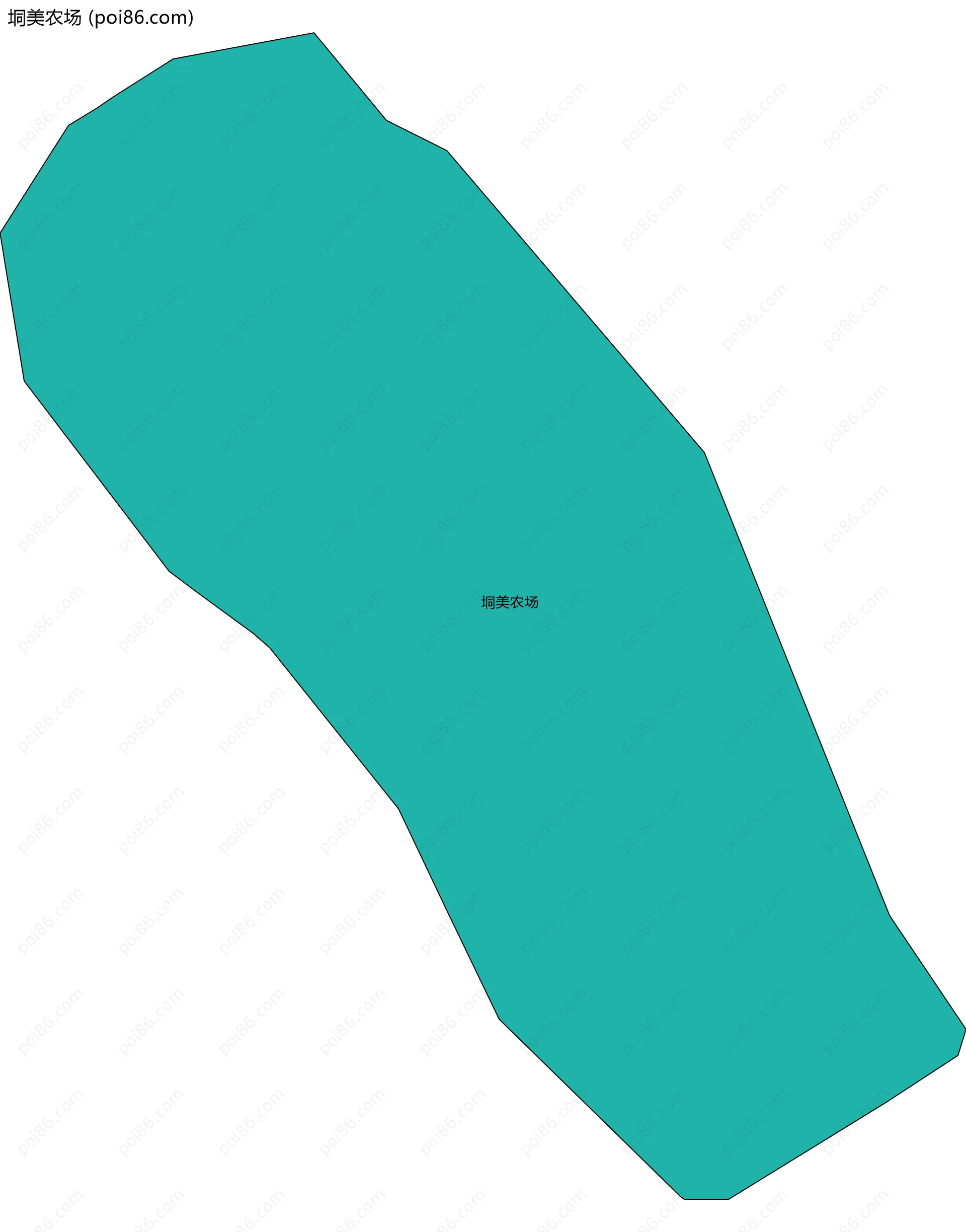 垌美农场边界地图