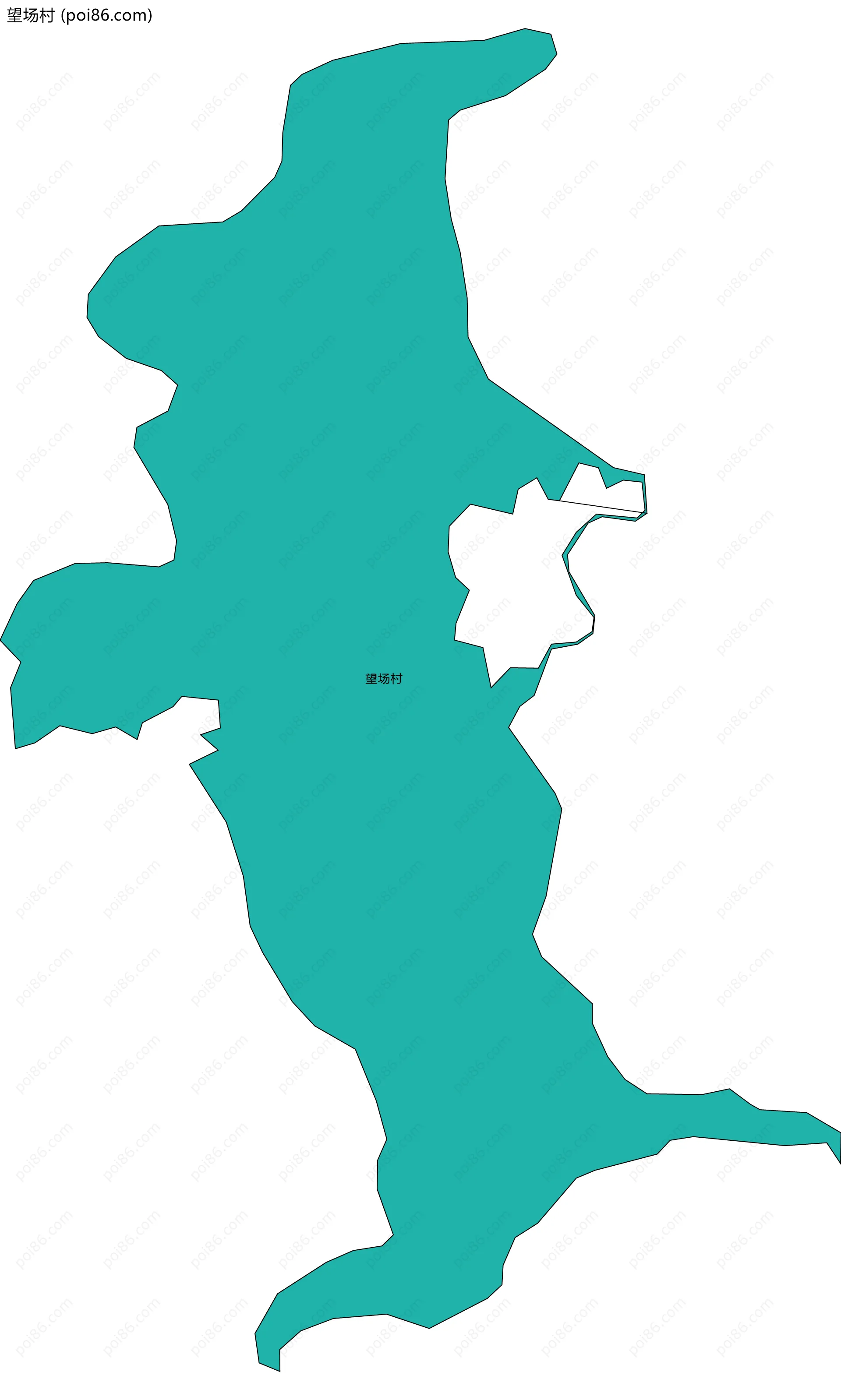 望场村边界地图