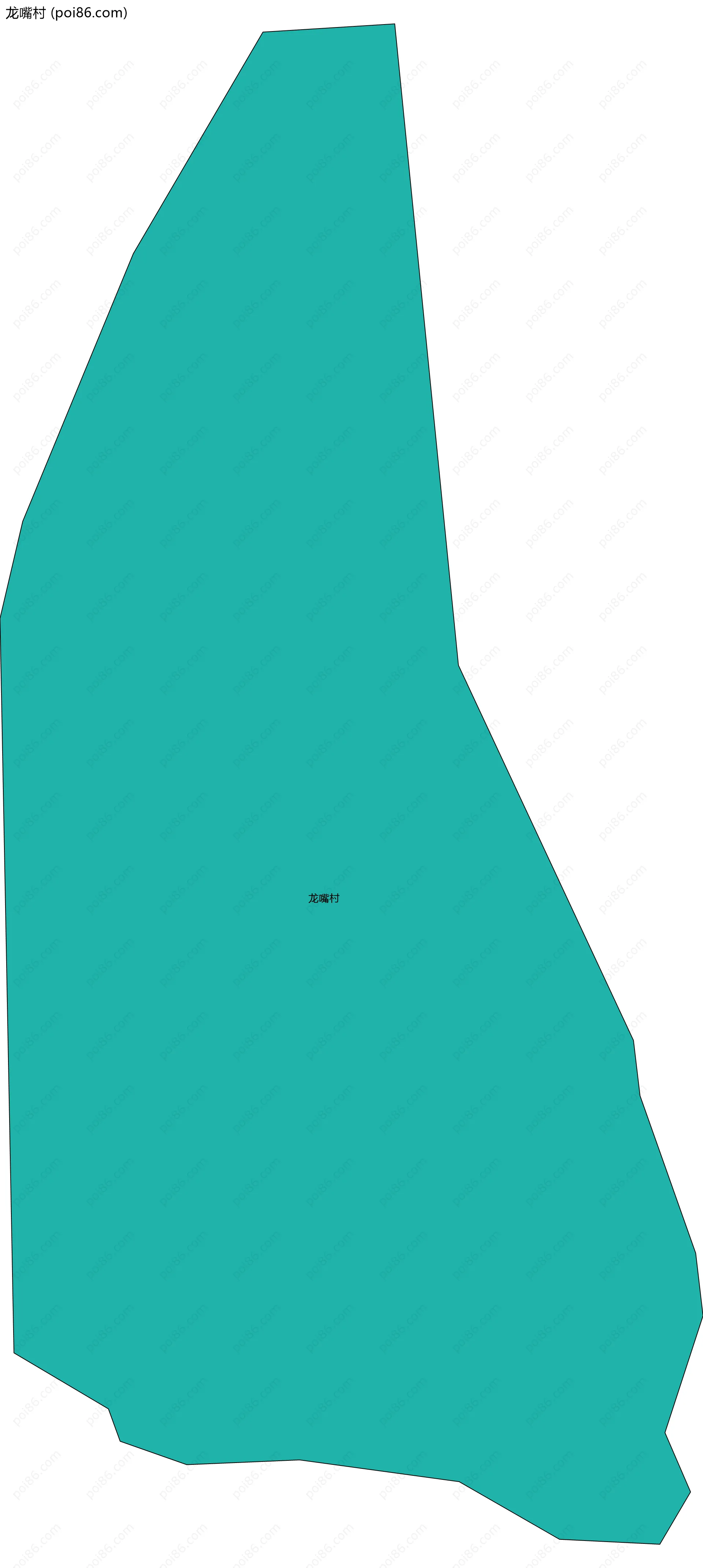 龙嘴村边界地图