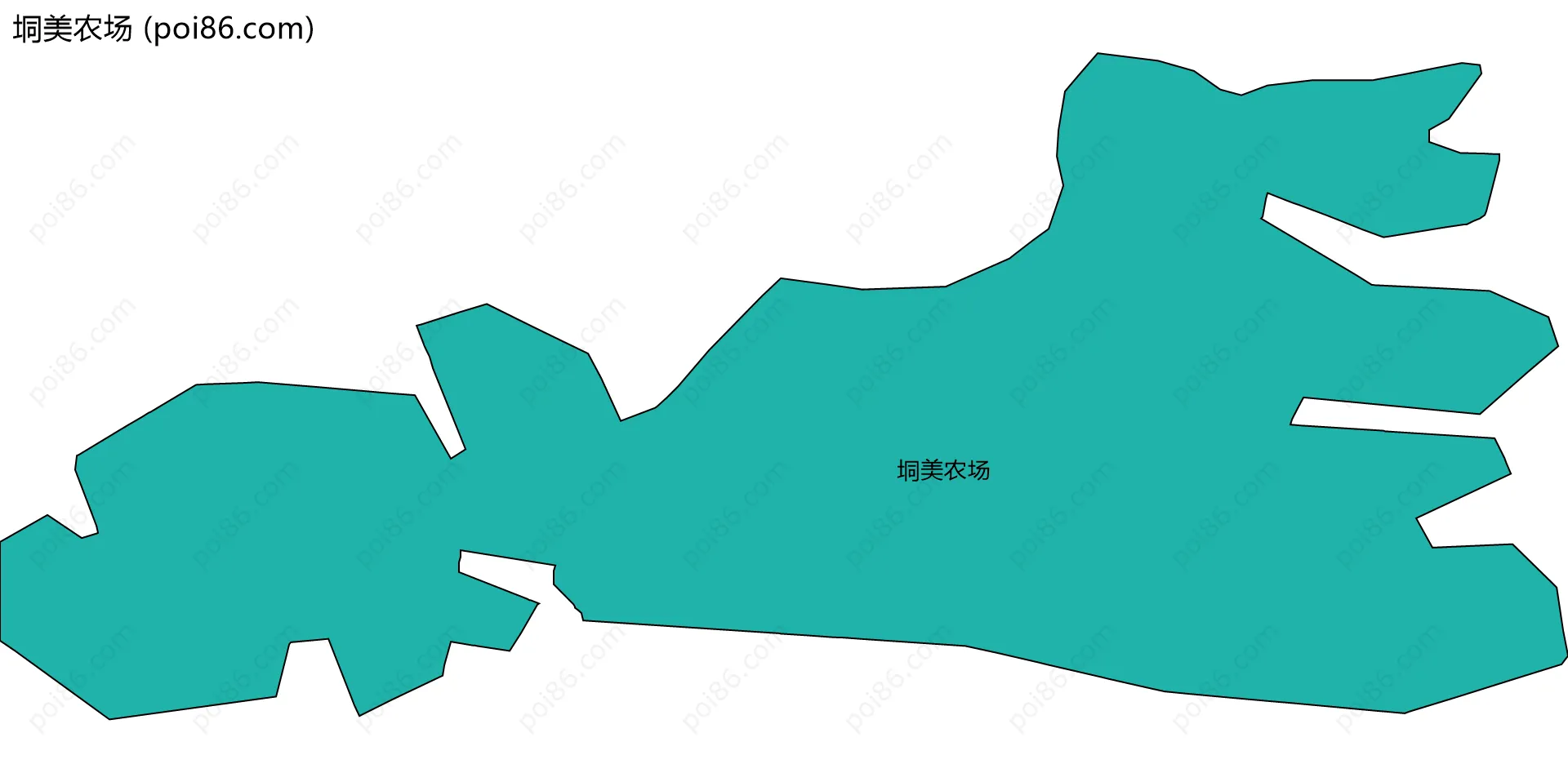 垌美农场边界地图