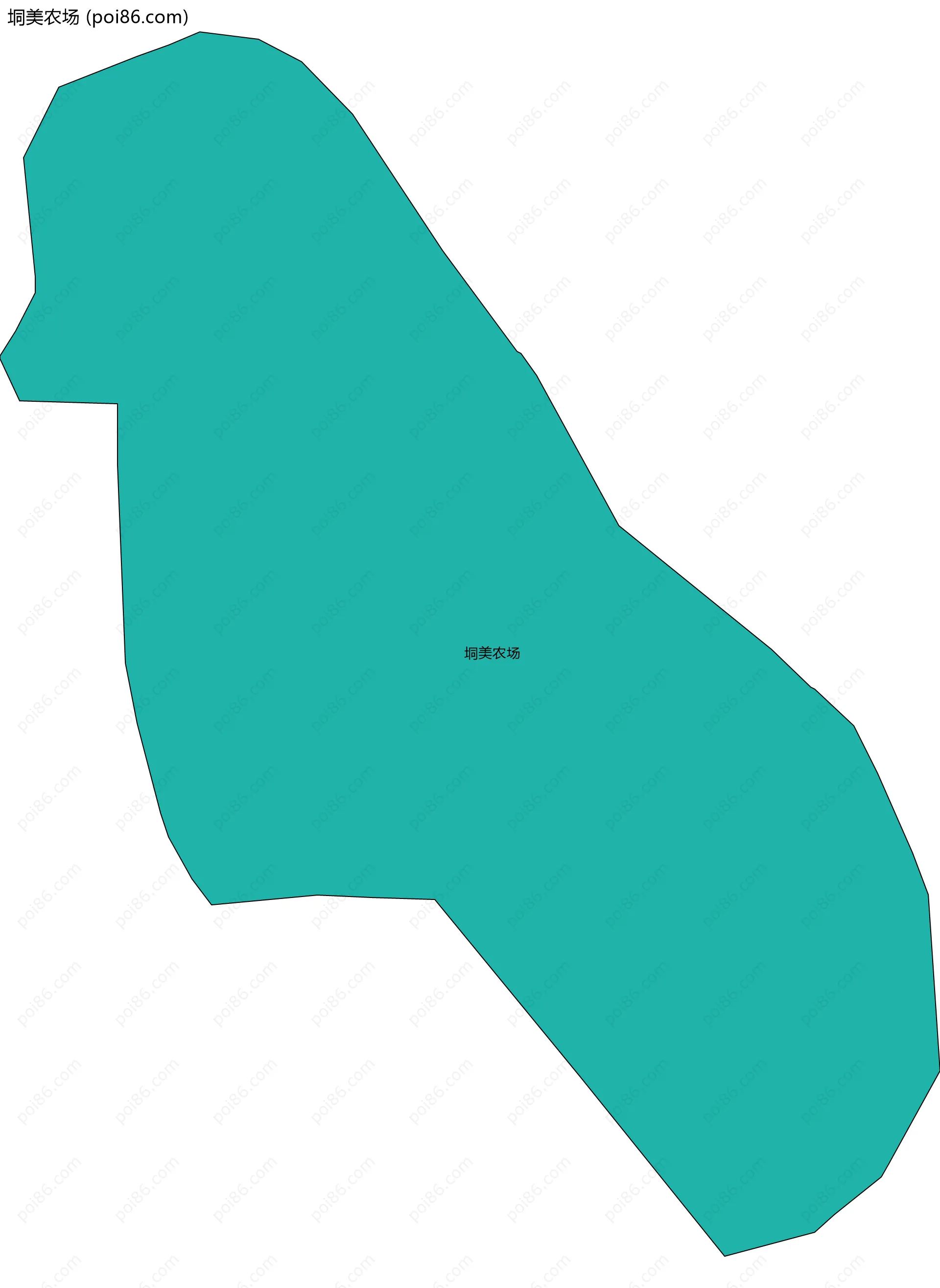 垌美农场边界地图