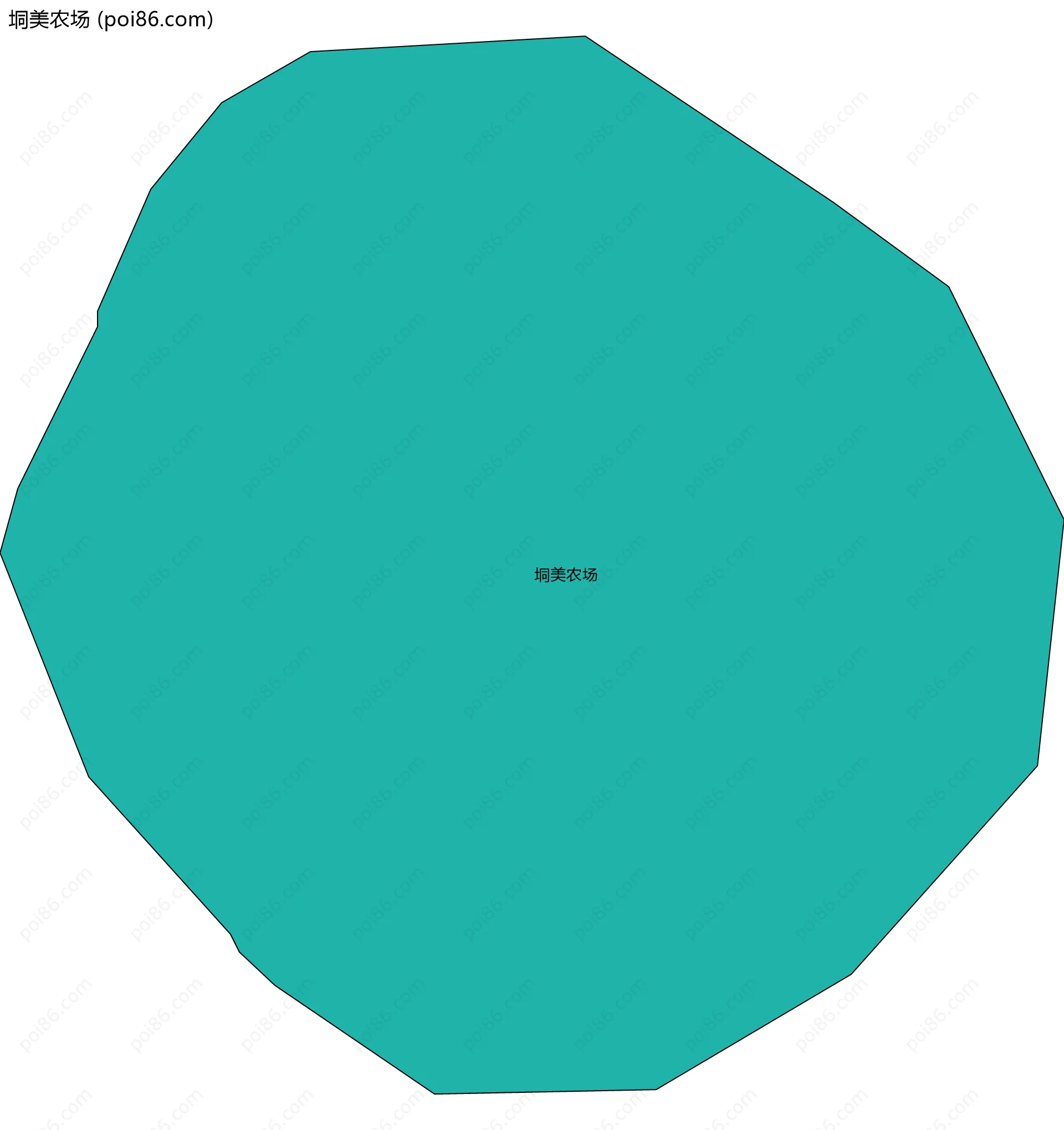 垌美农场边界地图