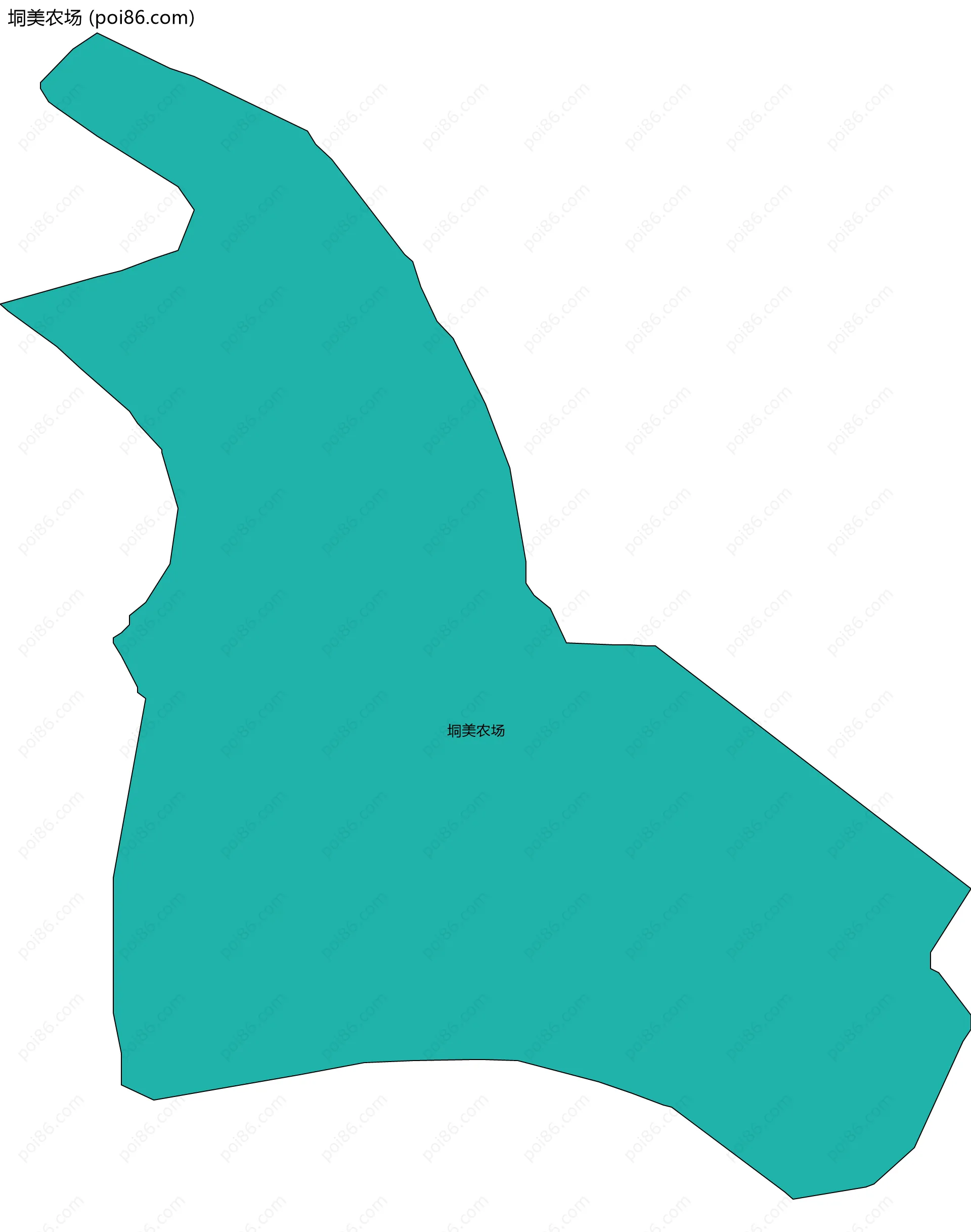 垌美农场边界地图