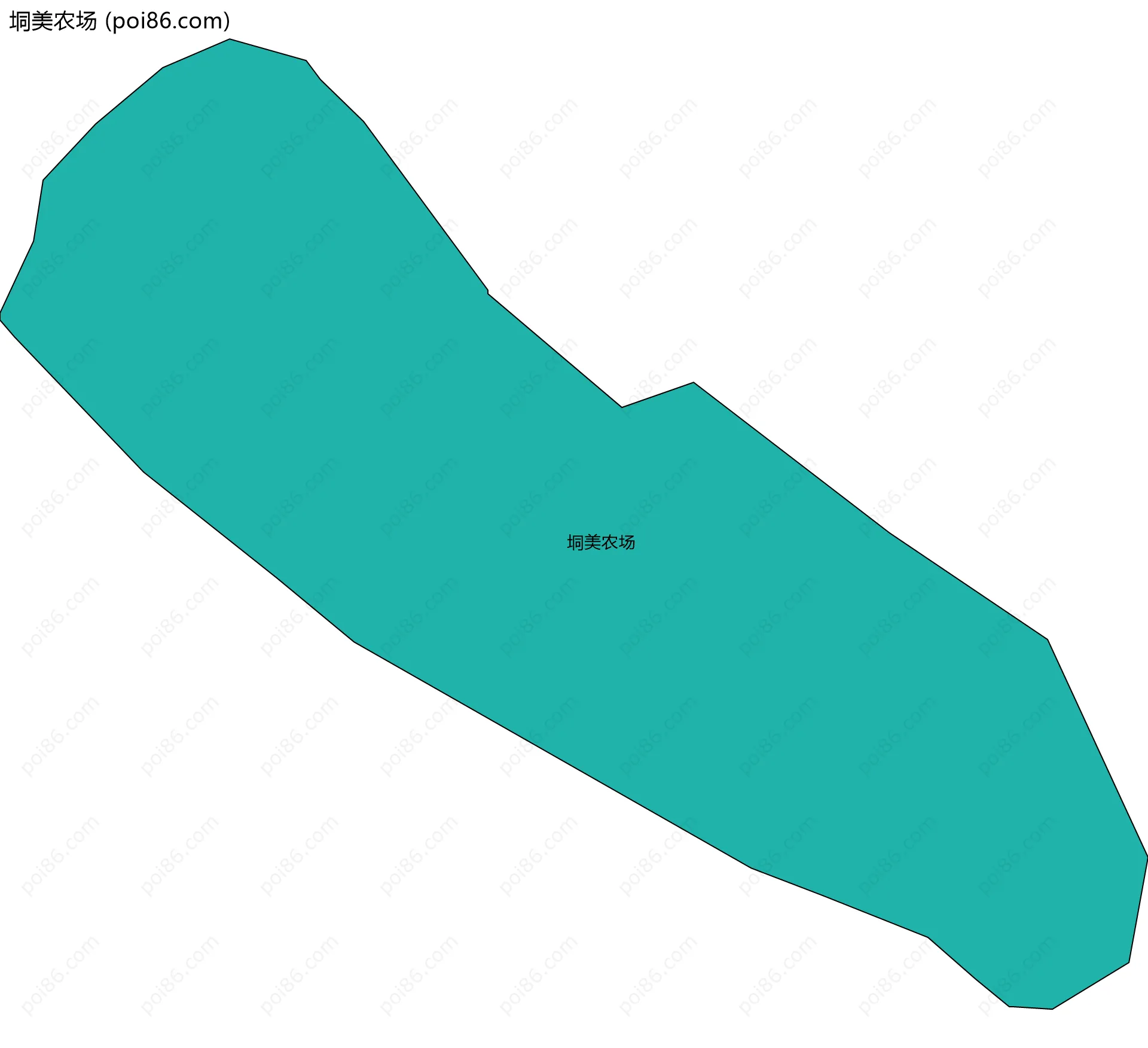垌美农场边界地图