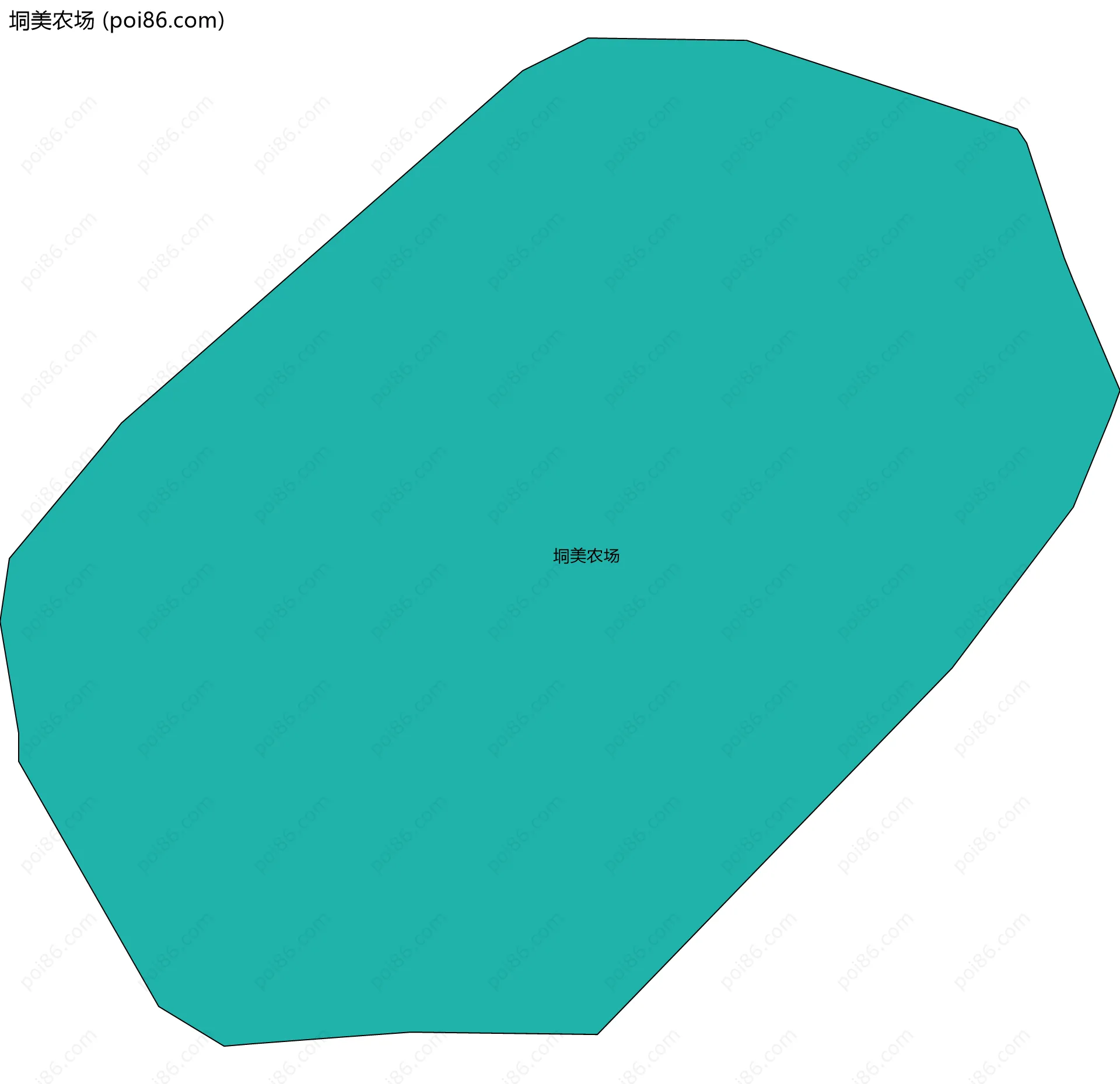 垌美农场边界地图