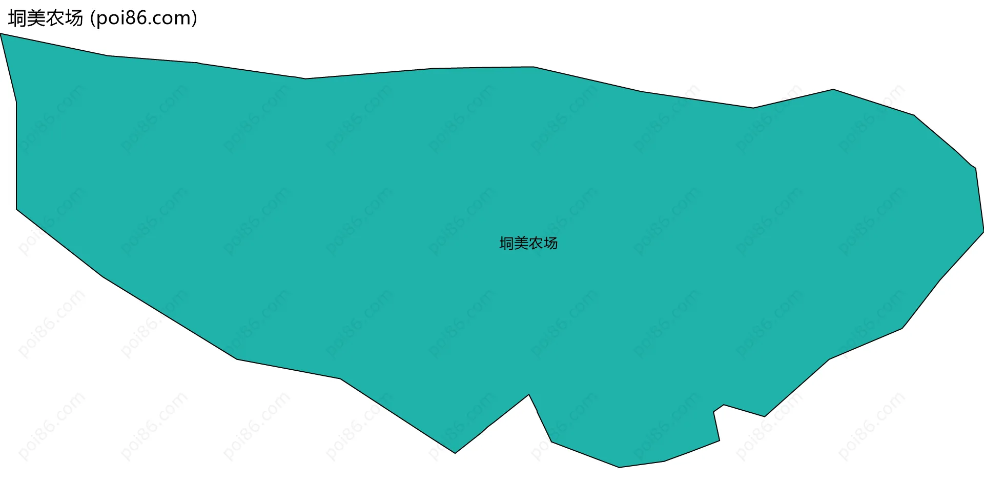 垌美农场边界地图