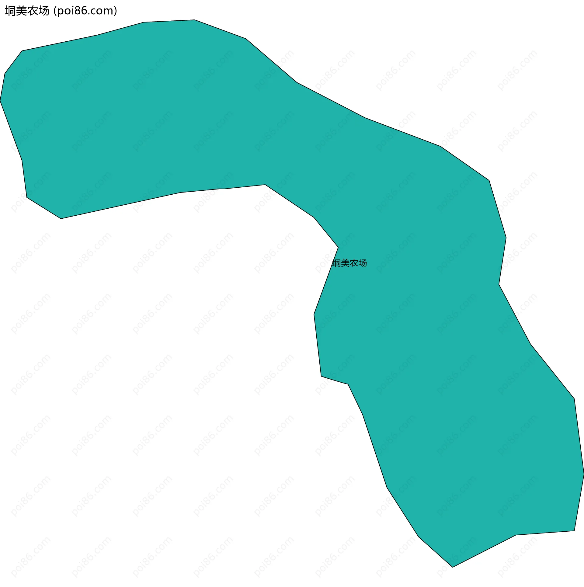 垌美农场边界地图