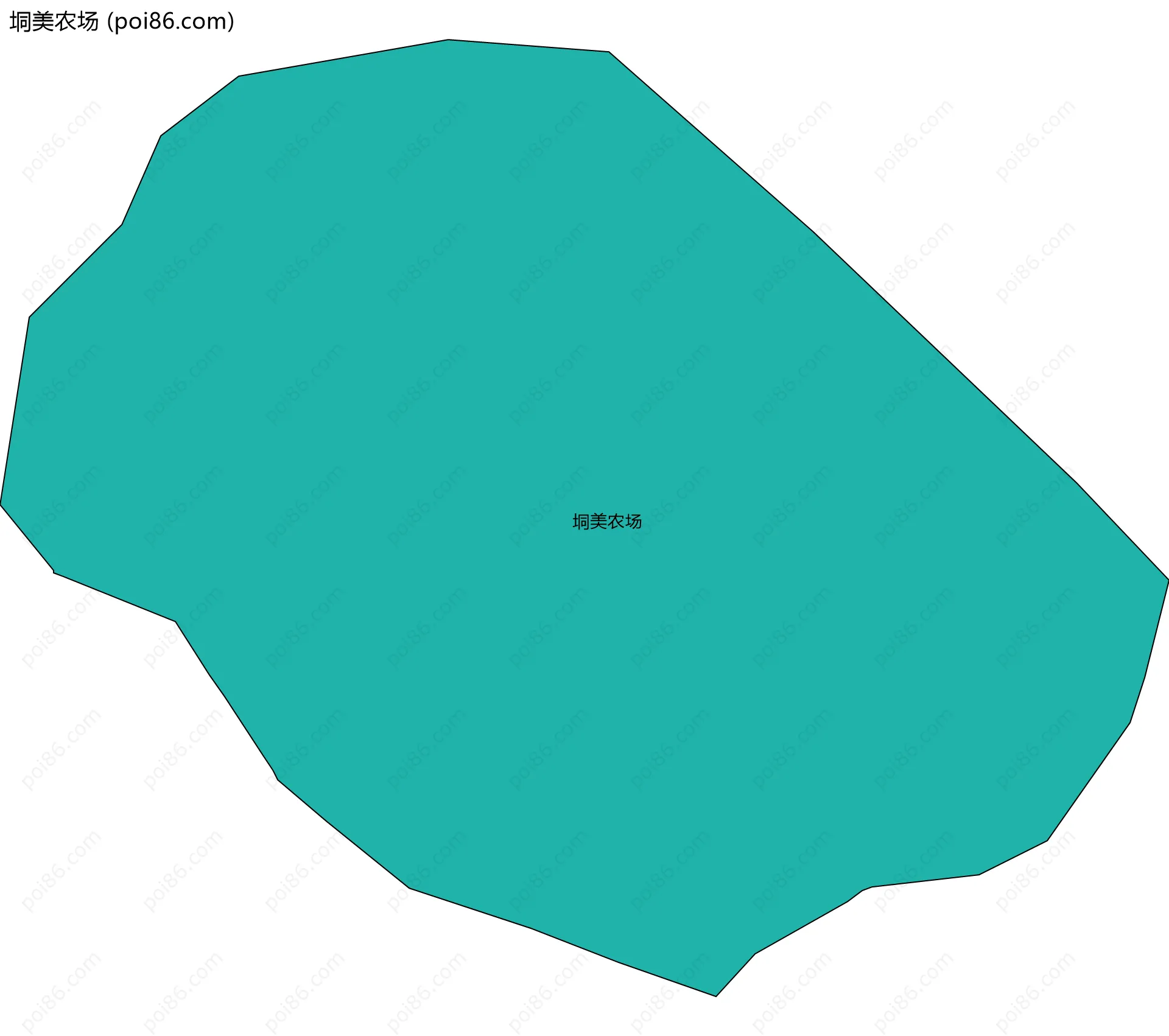 垌美农场边界地图