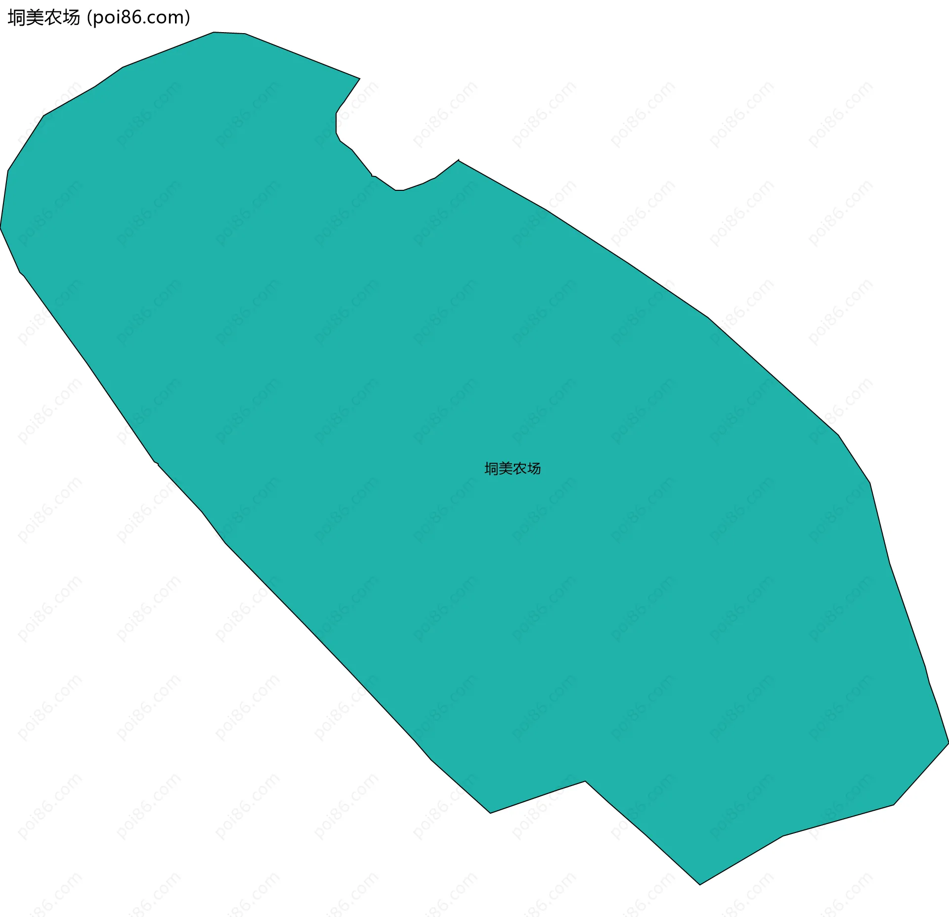 垌美农场边界地图