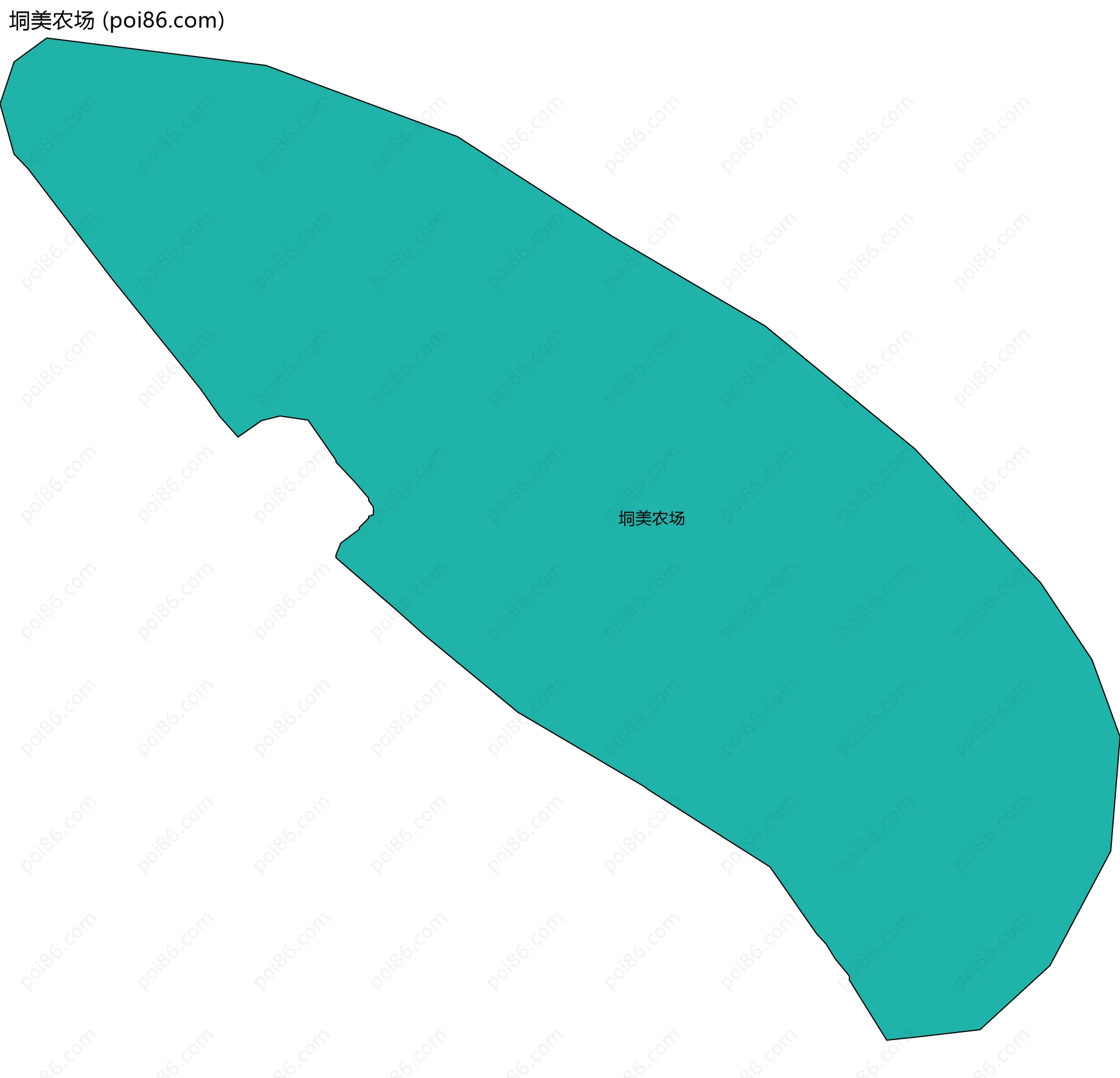 垌美农场边界地图