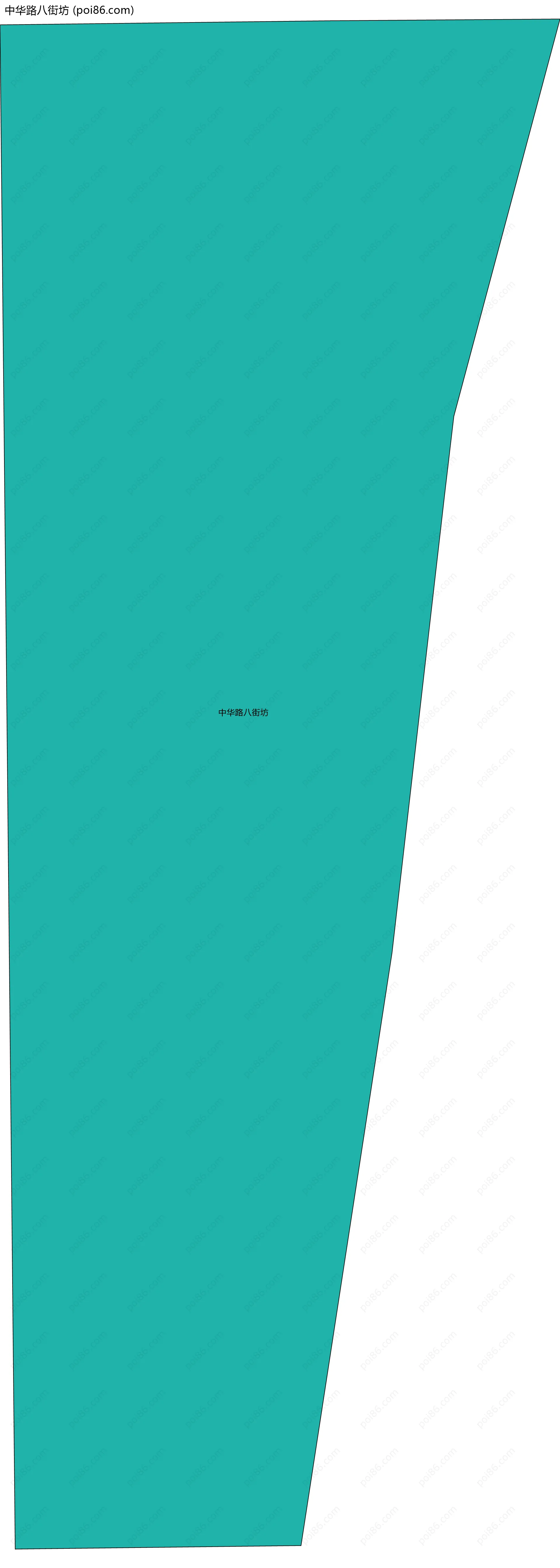 中华路八街坊边界地图