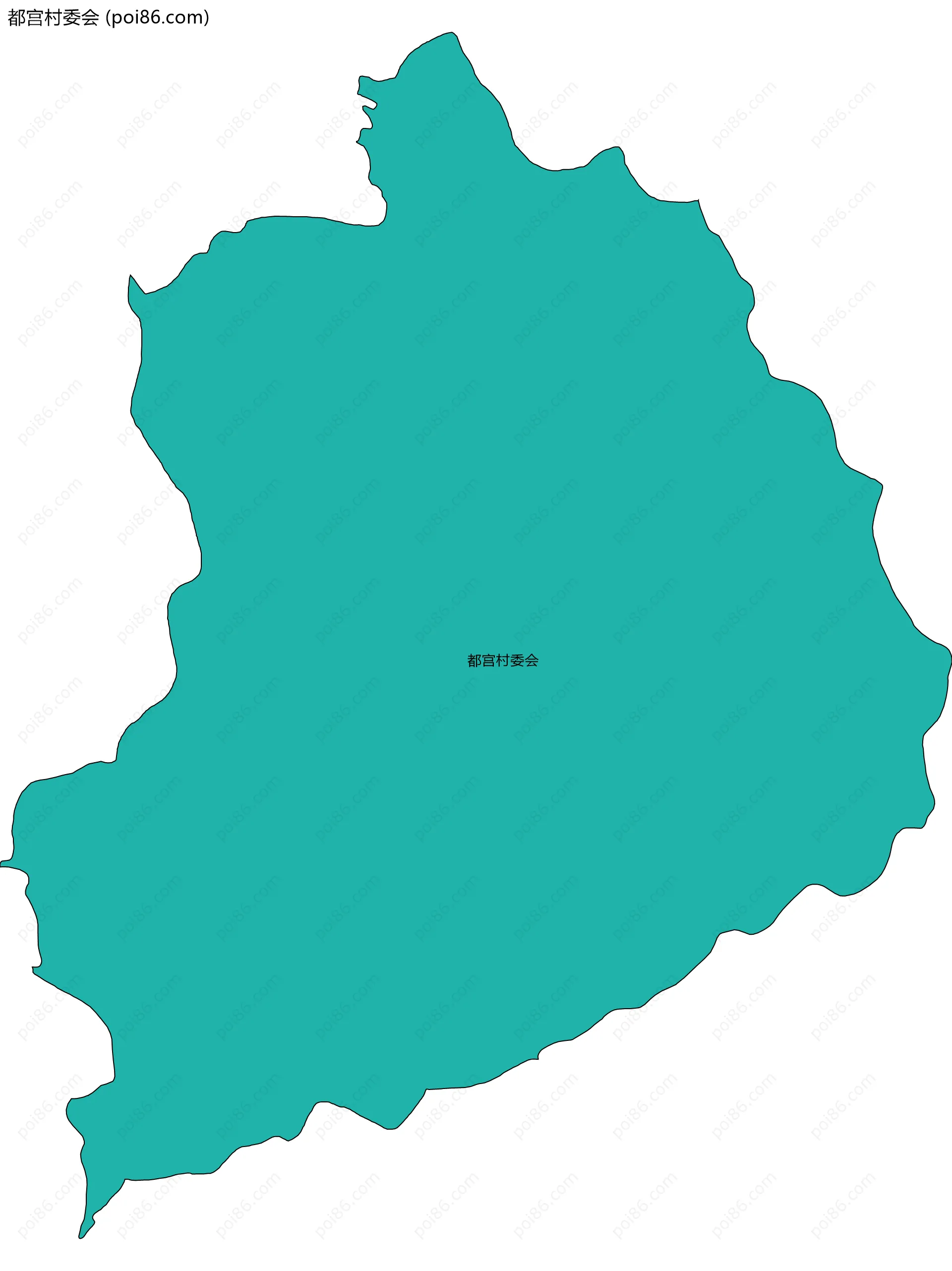 都宫村委会边界地图