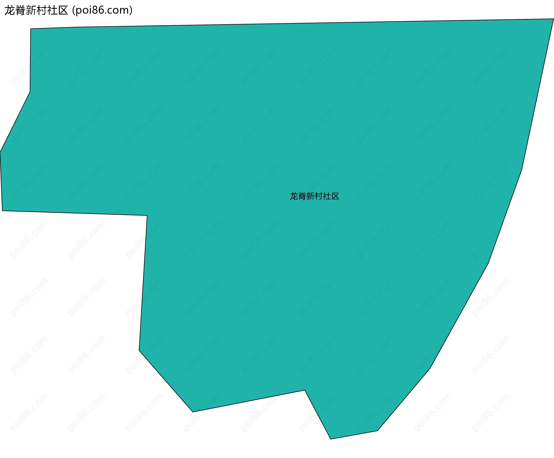 龙脊新村社区边界地图