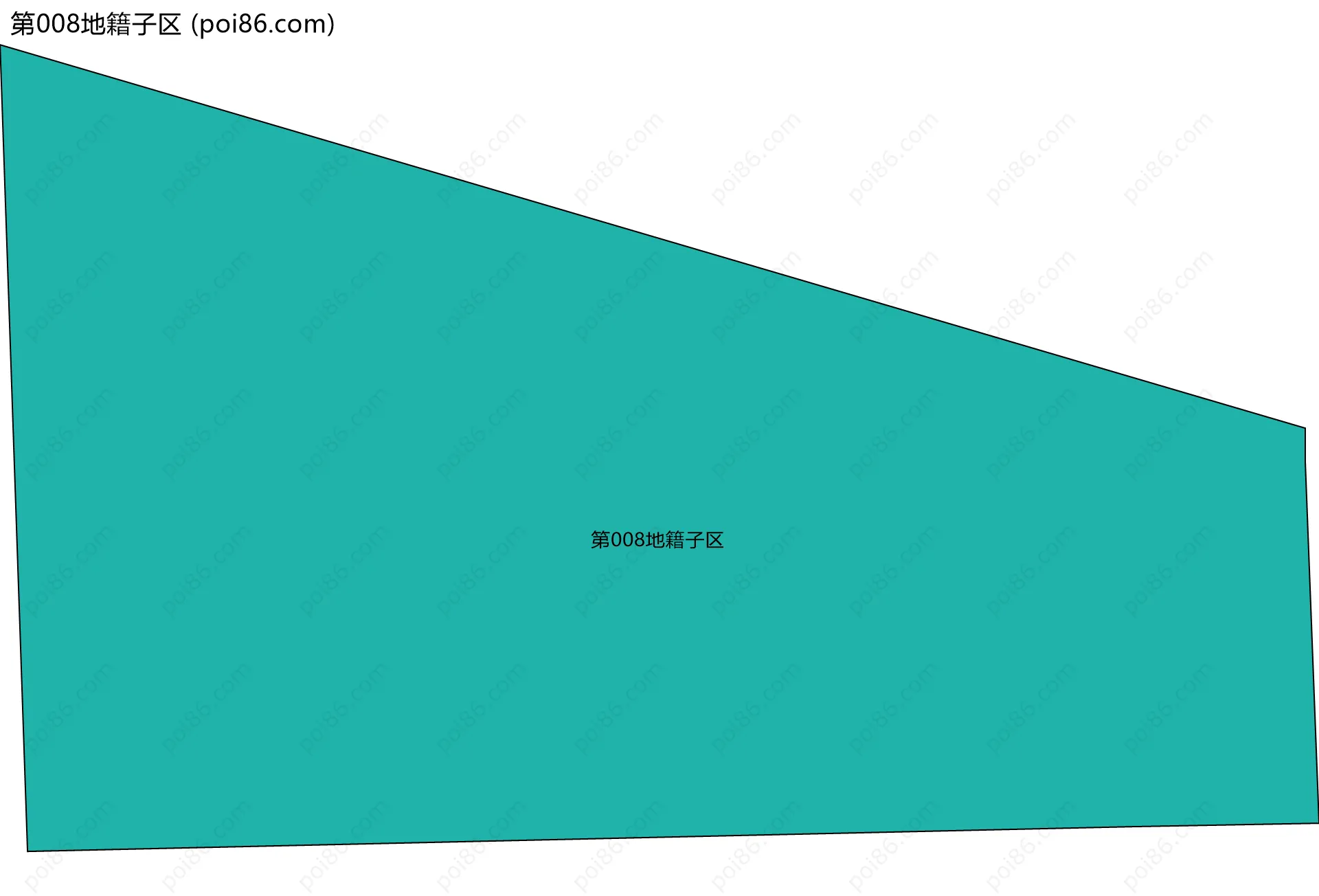 第008地籍子区边界地图
