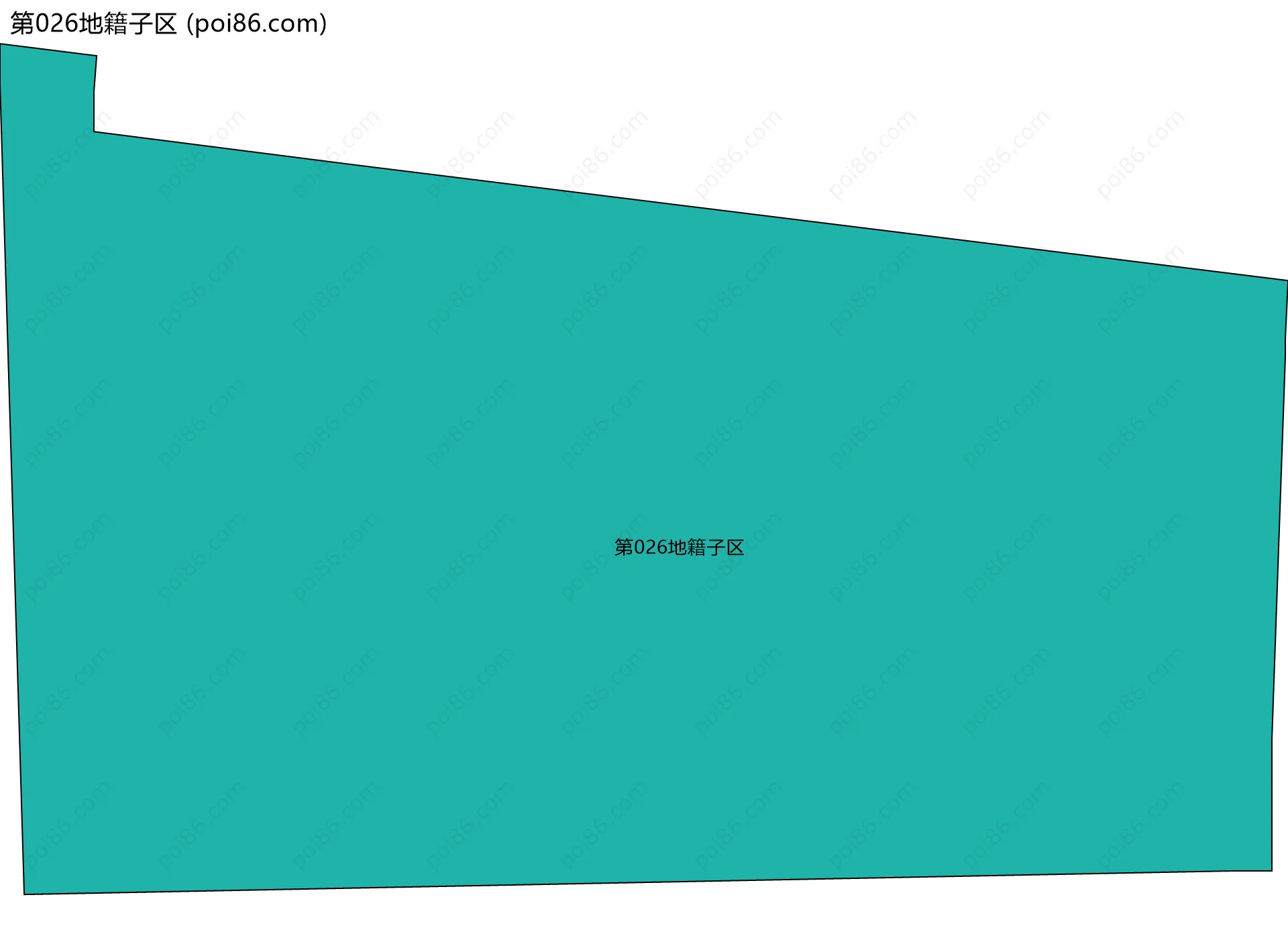 第026地籍子区边界地图