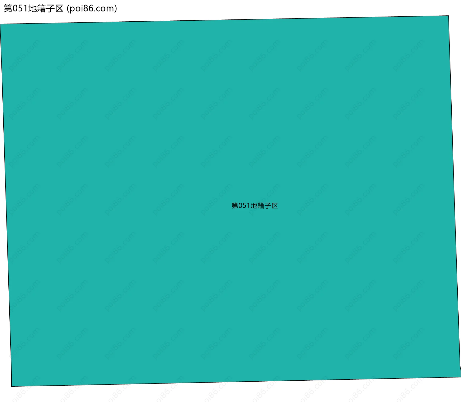 第051地籍子区边界地图